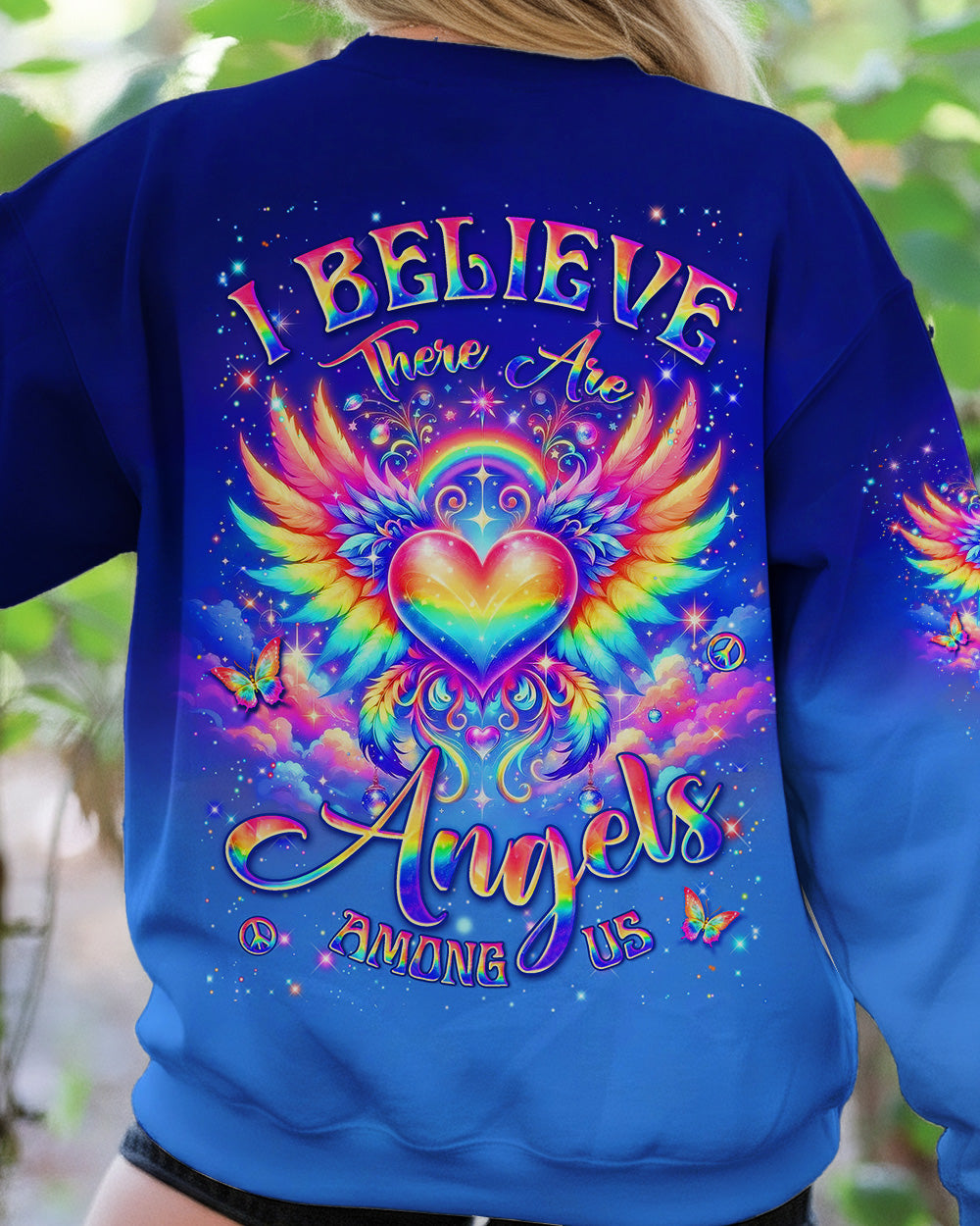 I BELIEVE THERE ARE ANGELS AMONG US ALL OVER PRINT - TYLN0503262