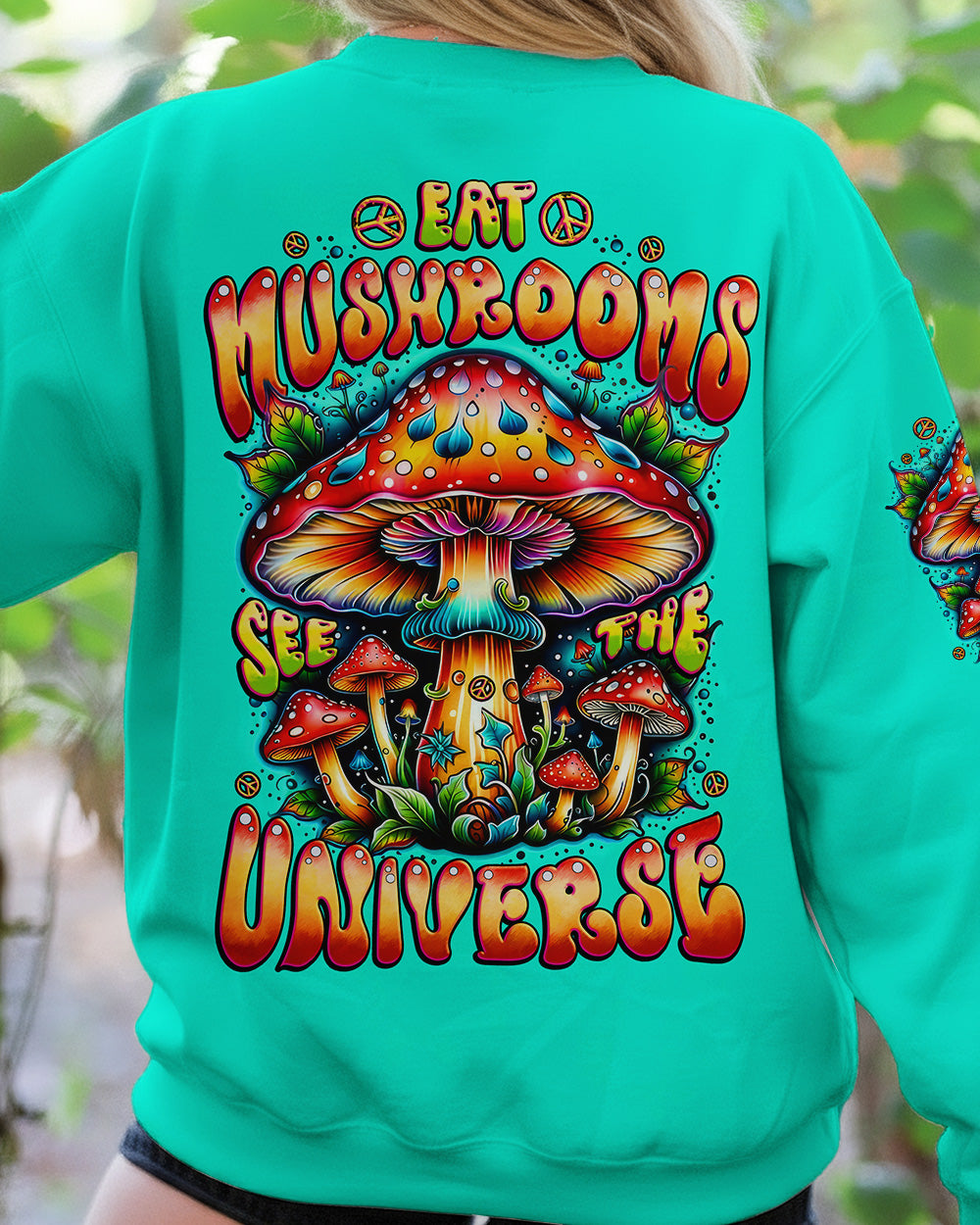 EAT MUSHROOMS SEE THE UNIVERSE ALL OVER PRINT - TYTD1202261