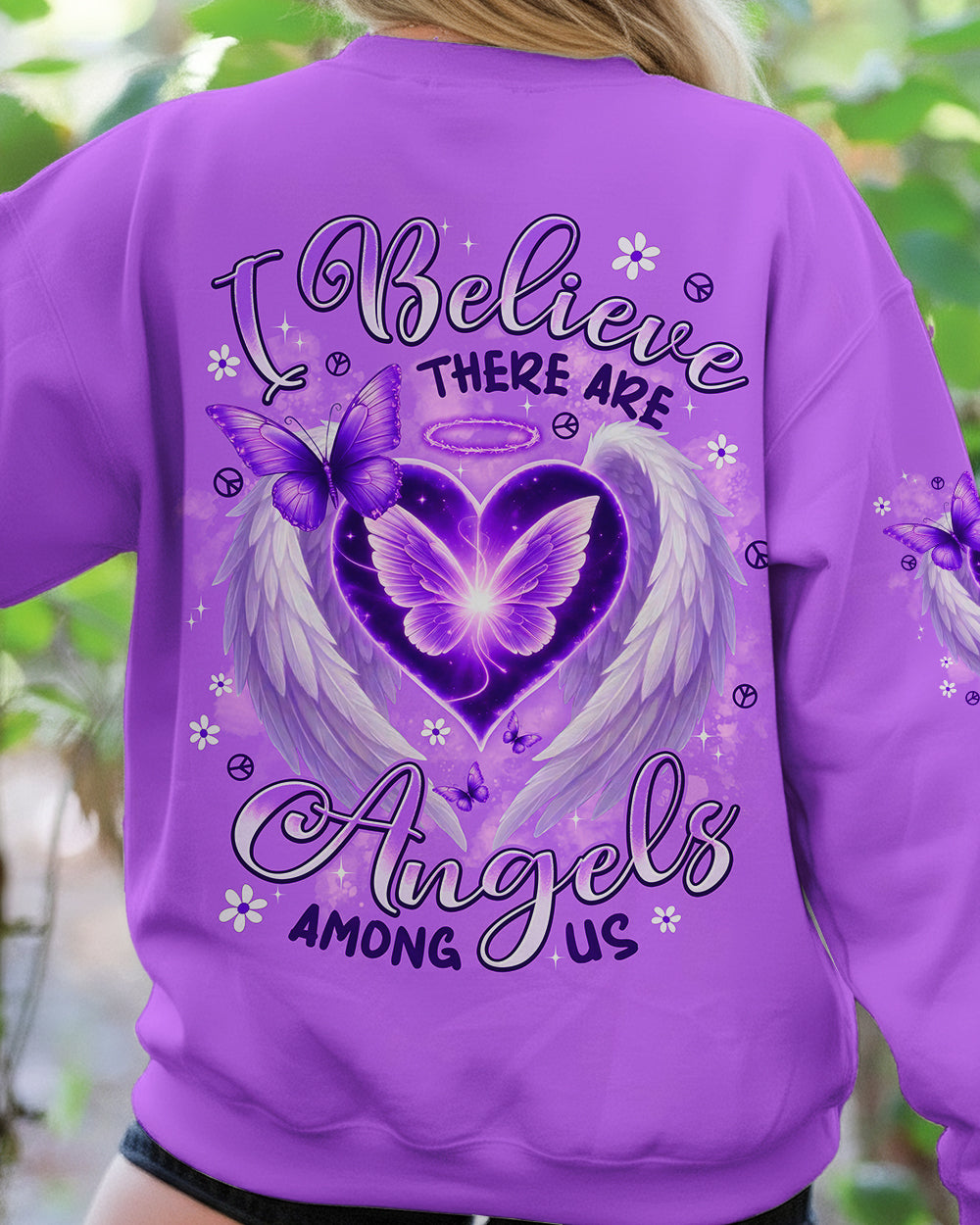 I BELIEVE THERE ARE ANGELS AMONG US ALL OVER PRINT - TYPQ0203262