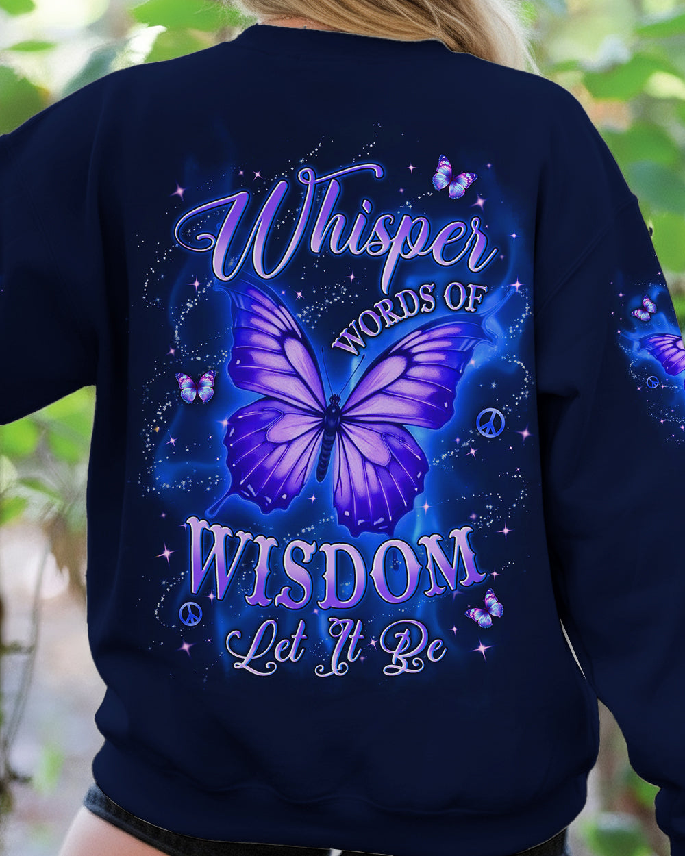 WHISPER WORDS OF WISDOM LET IT BE BUTTERFLY ALL OVER PRINT - TYLN0303263