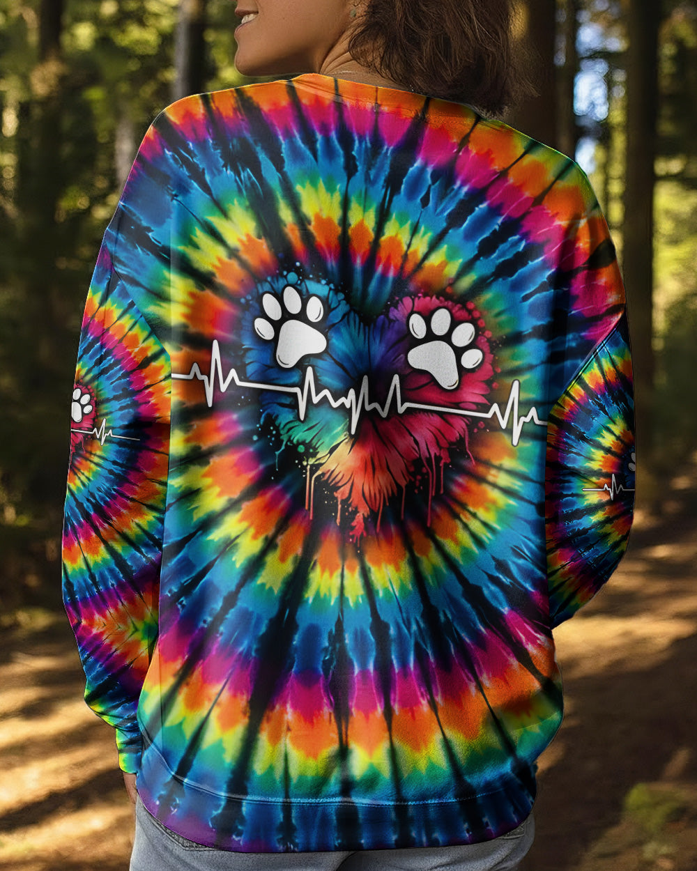 PAW HEARTBEAT COLORFUL ALL OVER PRINT - TYQY1302261