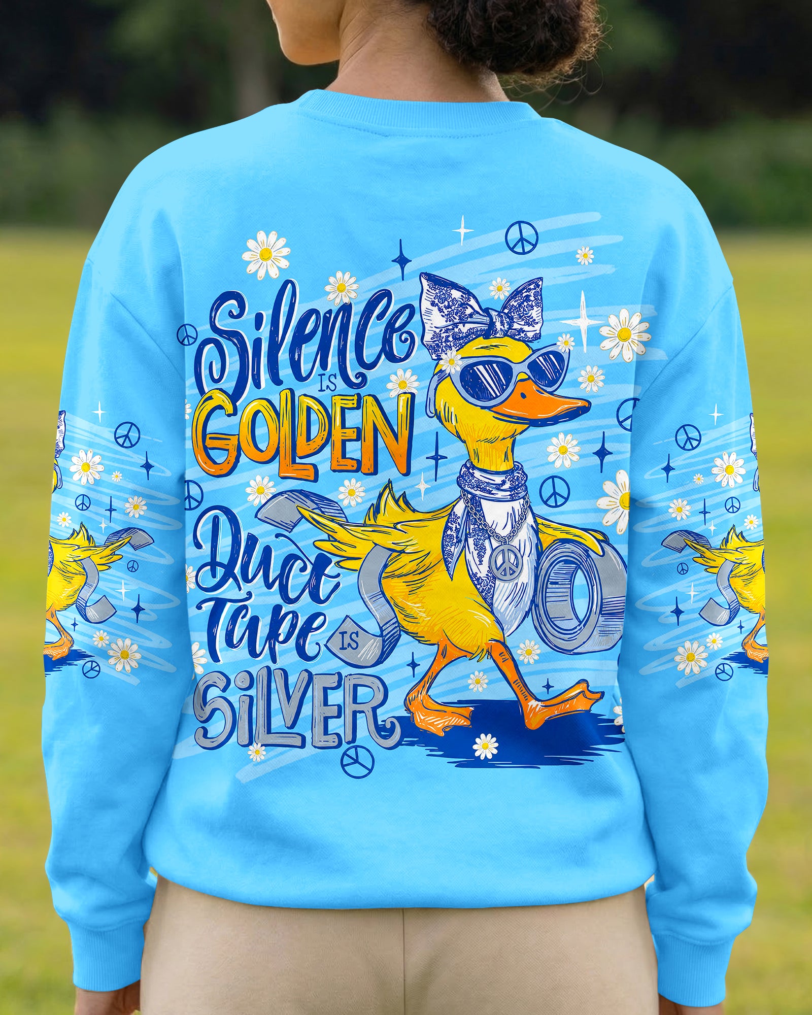SILENCE IS GOLDEN DUCK ALL OVER PRINT - TLNT0806264