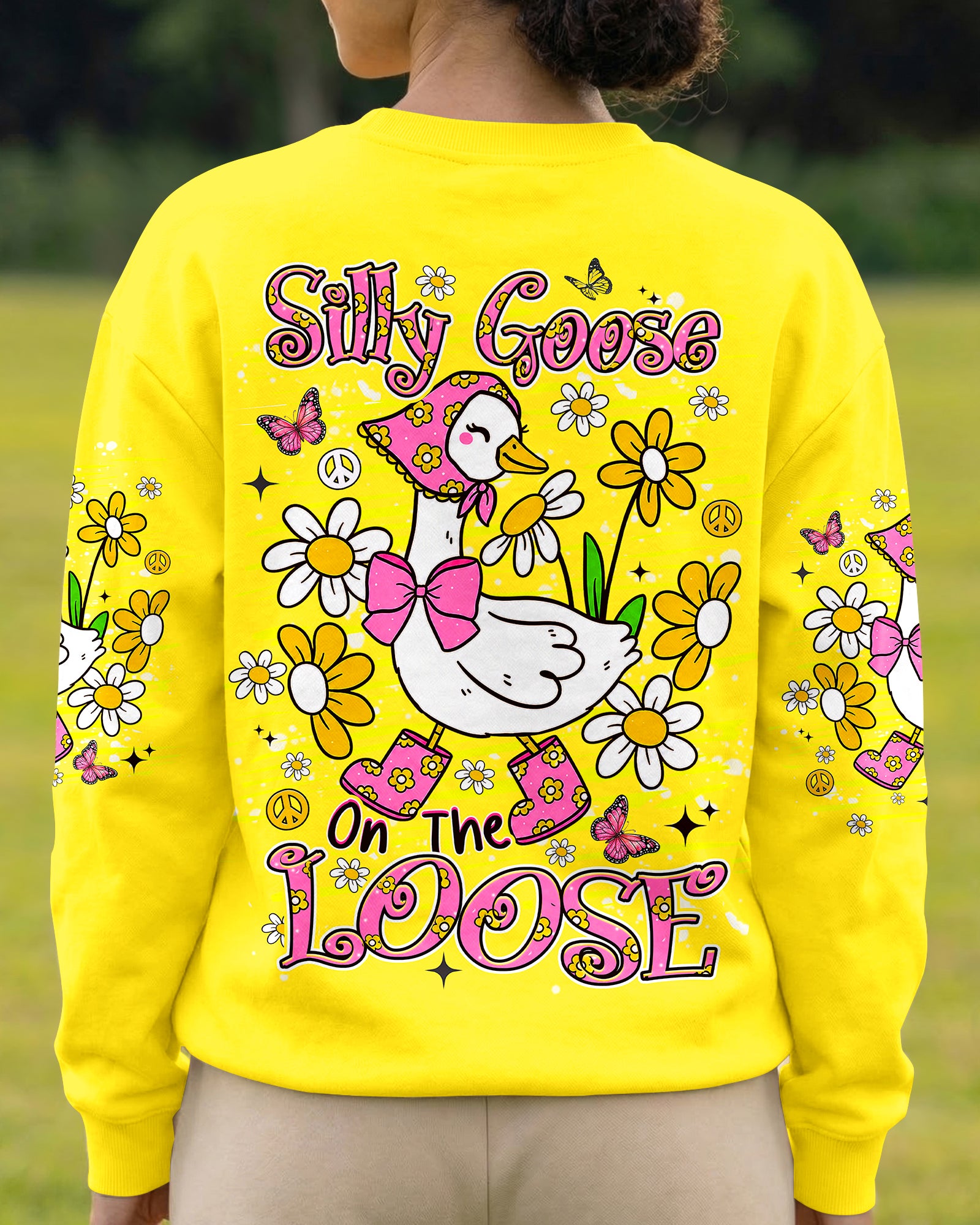 SILLY GOOSE ON THE LOOSE ALL OVER PRINT - TLHN2107263