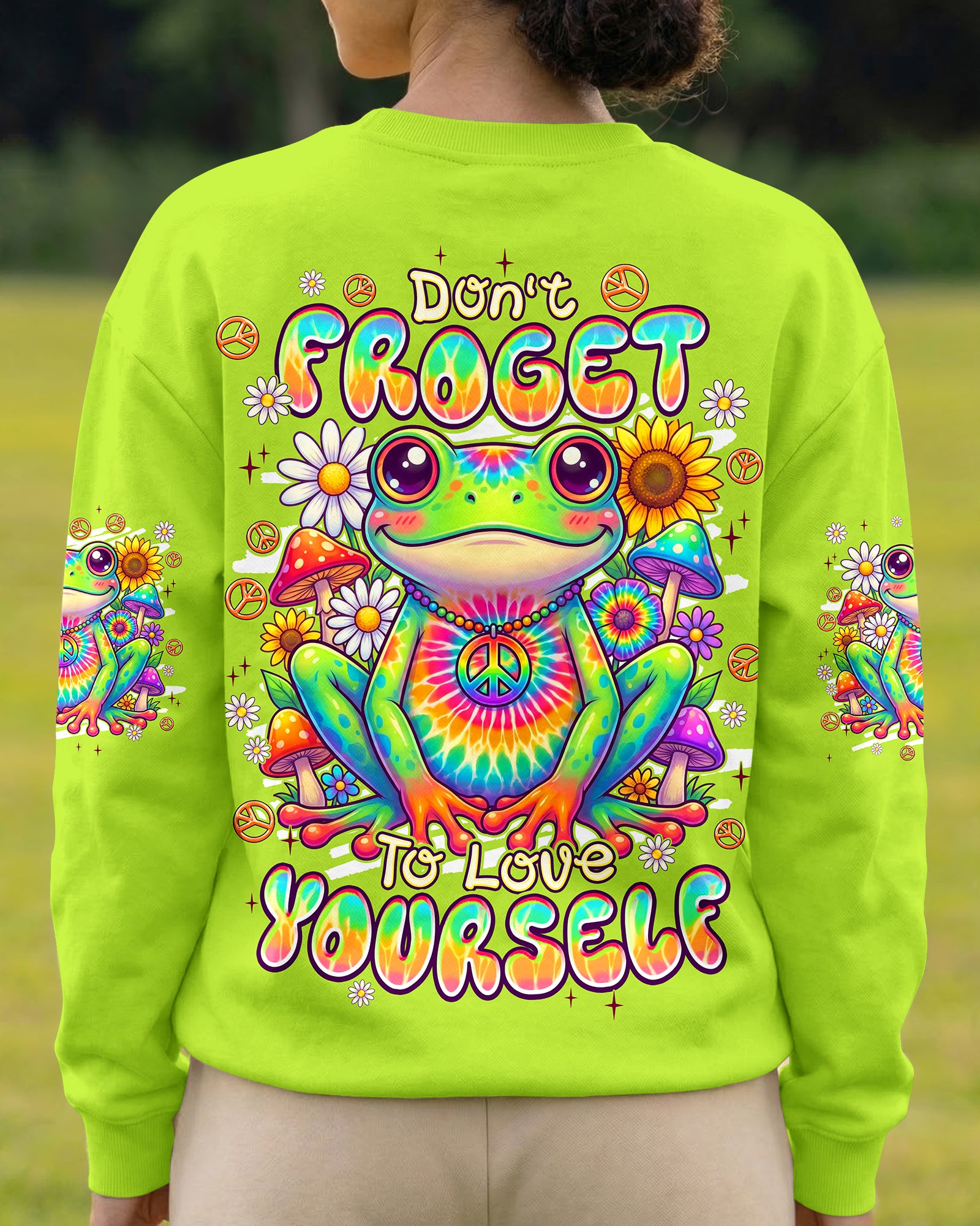 DON'T FROGET TO LOVE YOURSELF ALL OVER PRINT - TYPQ0907262