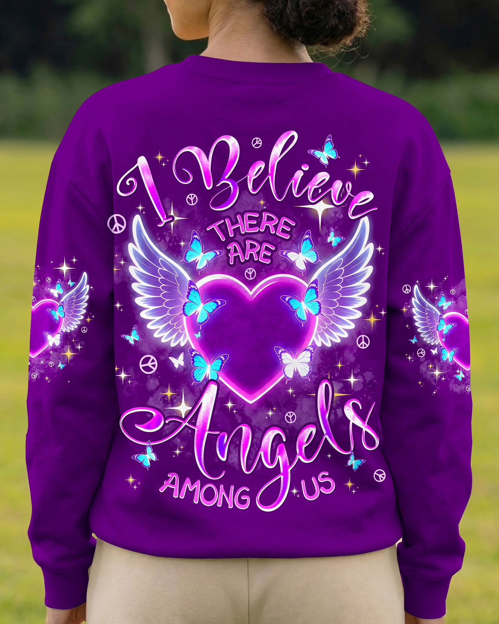I BELIEVE THERE ARE ANGELS AMONG US ALL OVER PRINT - TYPQ1103261