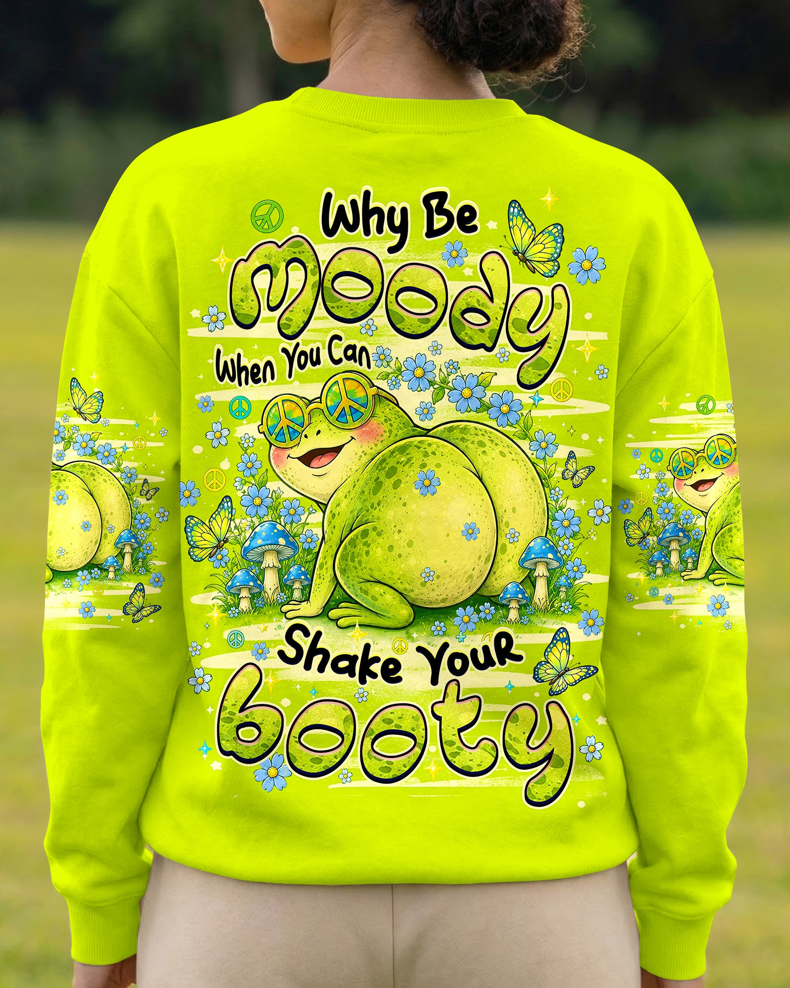 WHY BE MOODY FROG ALL OVER PRINT - TLHN0807262