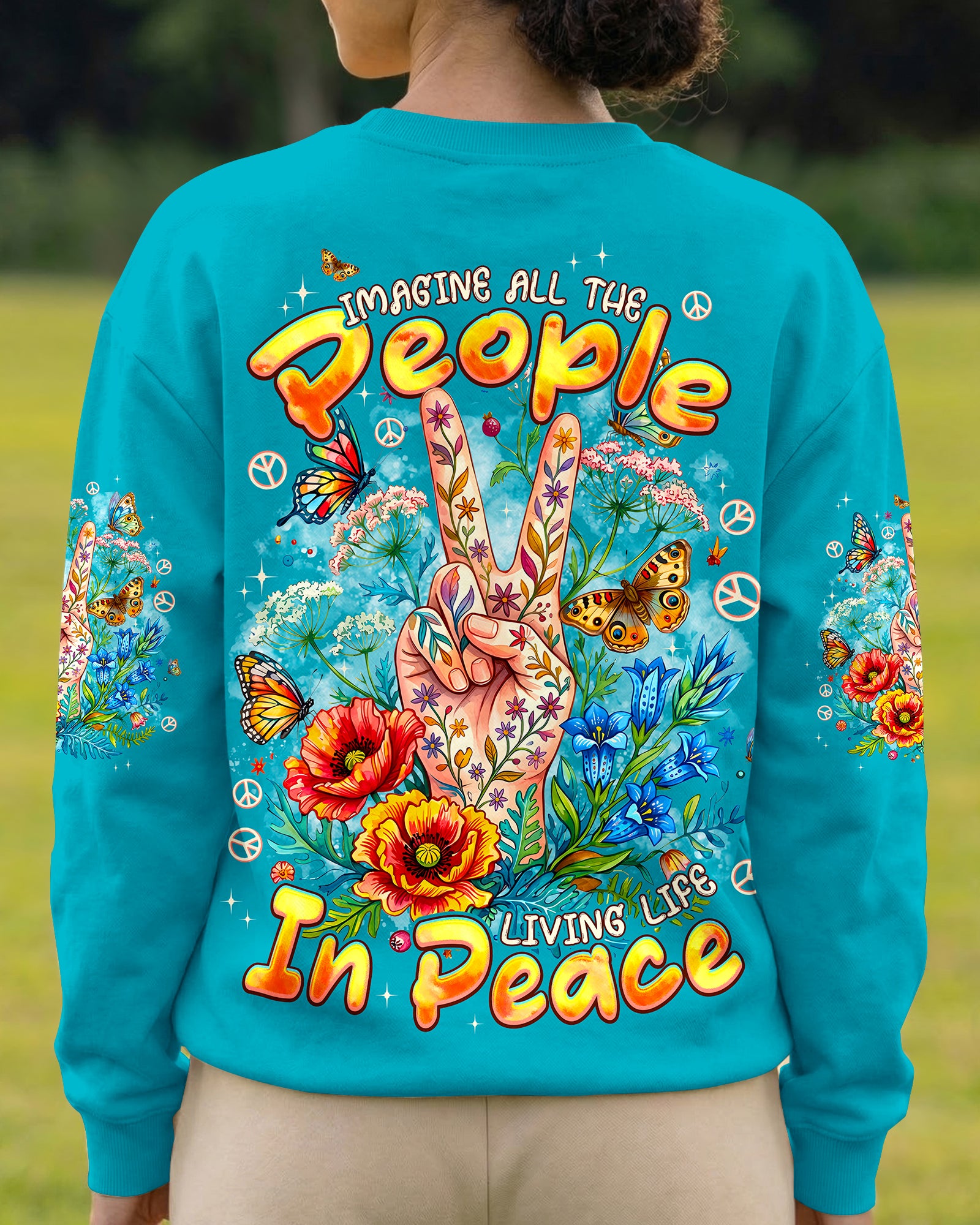 IMAGINE ALL THE PEOPLE LIVING LIFE IN PEACE ALL OVER PRINT - TYPQ2107265