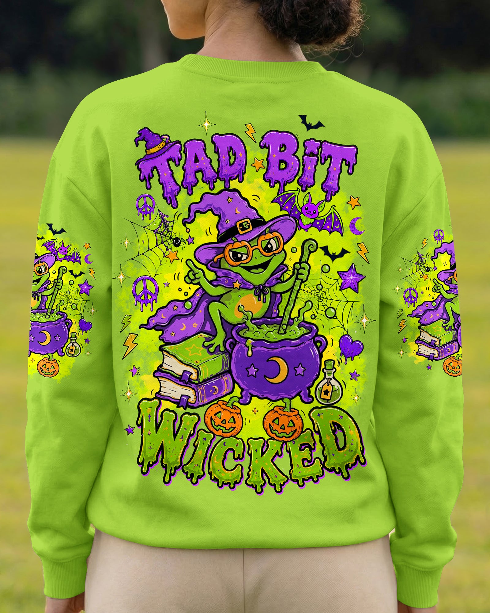TAD BIT WICKED FROG HALLOWEEN ALL OVER PRINT - TLTW2107261