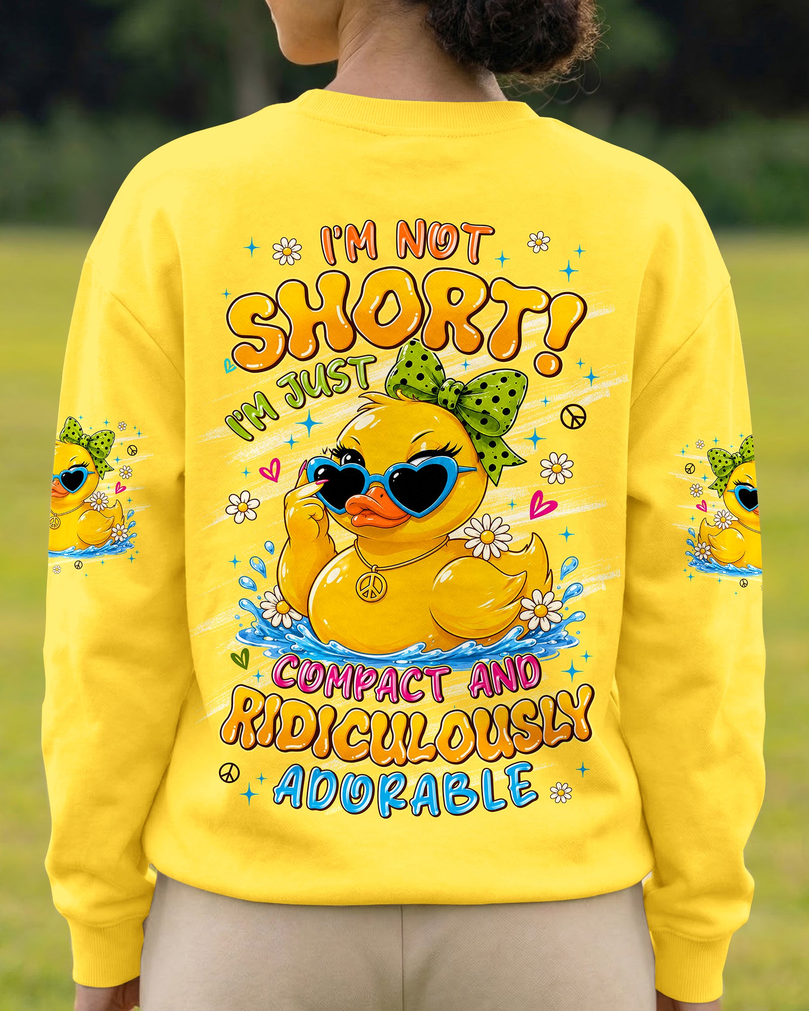 I'M NOT SHORT DUCK ALL OVER PRINT - TYLN1307263