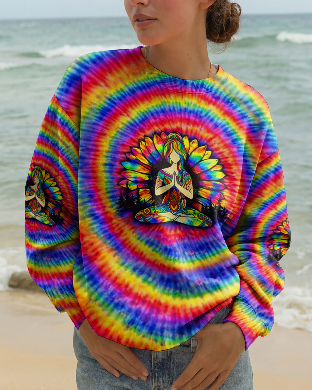 SOME GIRLS ARE JUST BORN WITH HIPPIE SOULS ALL OVER PRINT - YHHG2602261