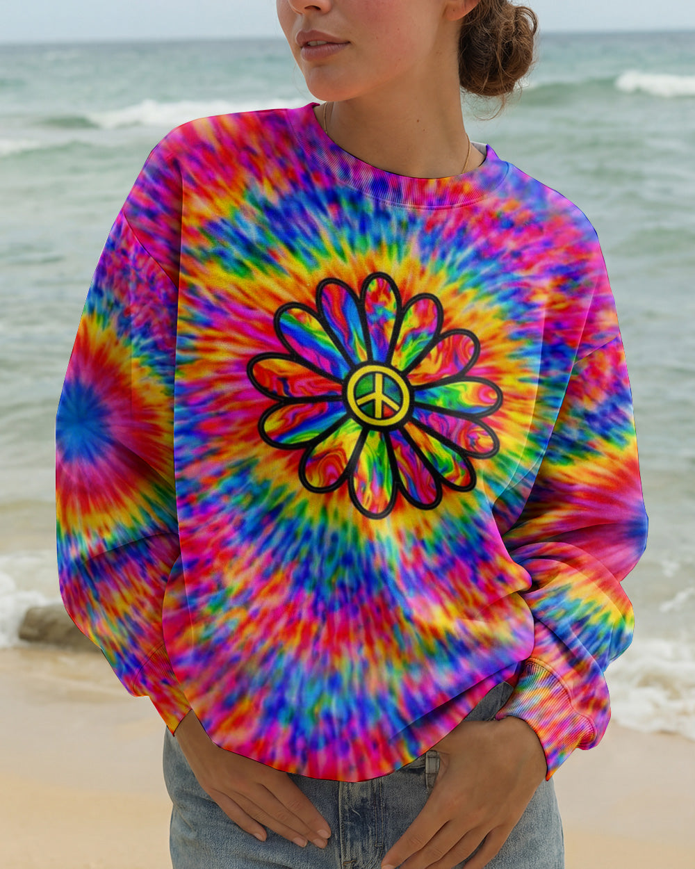 PEACE Y'ALL  ALL OVER PRINT - YHHN2702261