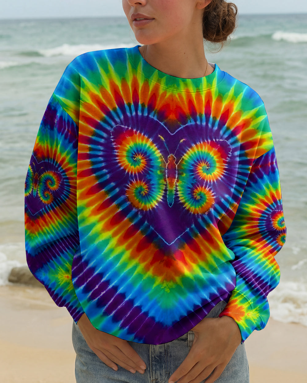 COSMIC BUTTERFLY HEART ALL OVER PRINT - TYQY1603262
