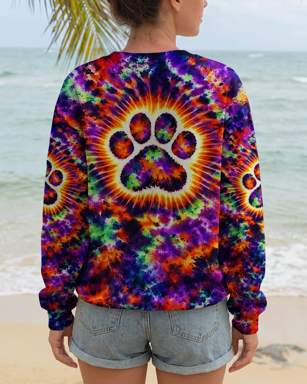 PRISMATIC REBEL PAW ALL OVER PRINT - YHHG2302262