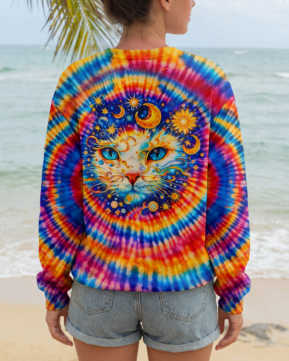 CELESTIAL CAT SWIRL ALL OVER PRINT - TLHN0203262