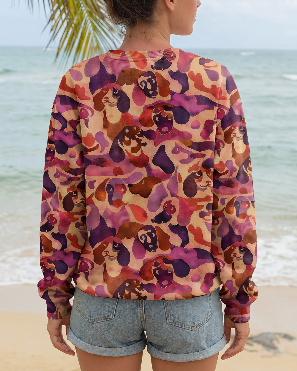 DACHSHUND DOG CAMOUFLAGE ALL OVER PRINT - TLTW1003262