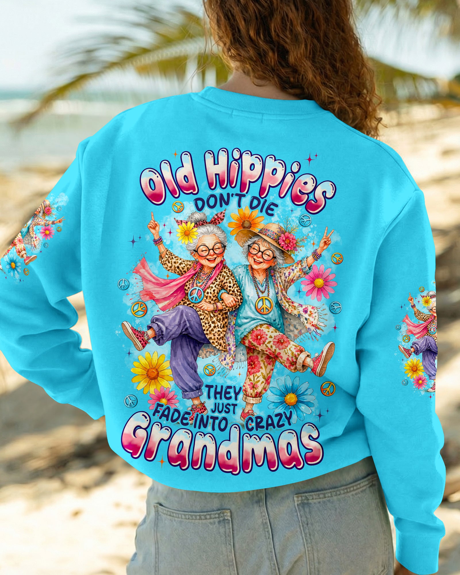 OLD HIPPIES ALL OVER PRINT - TYPQ3107262