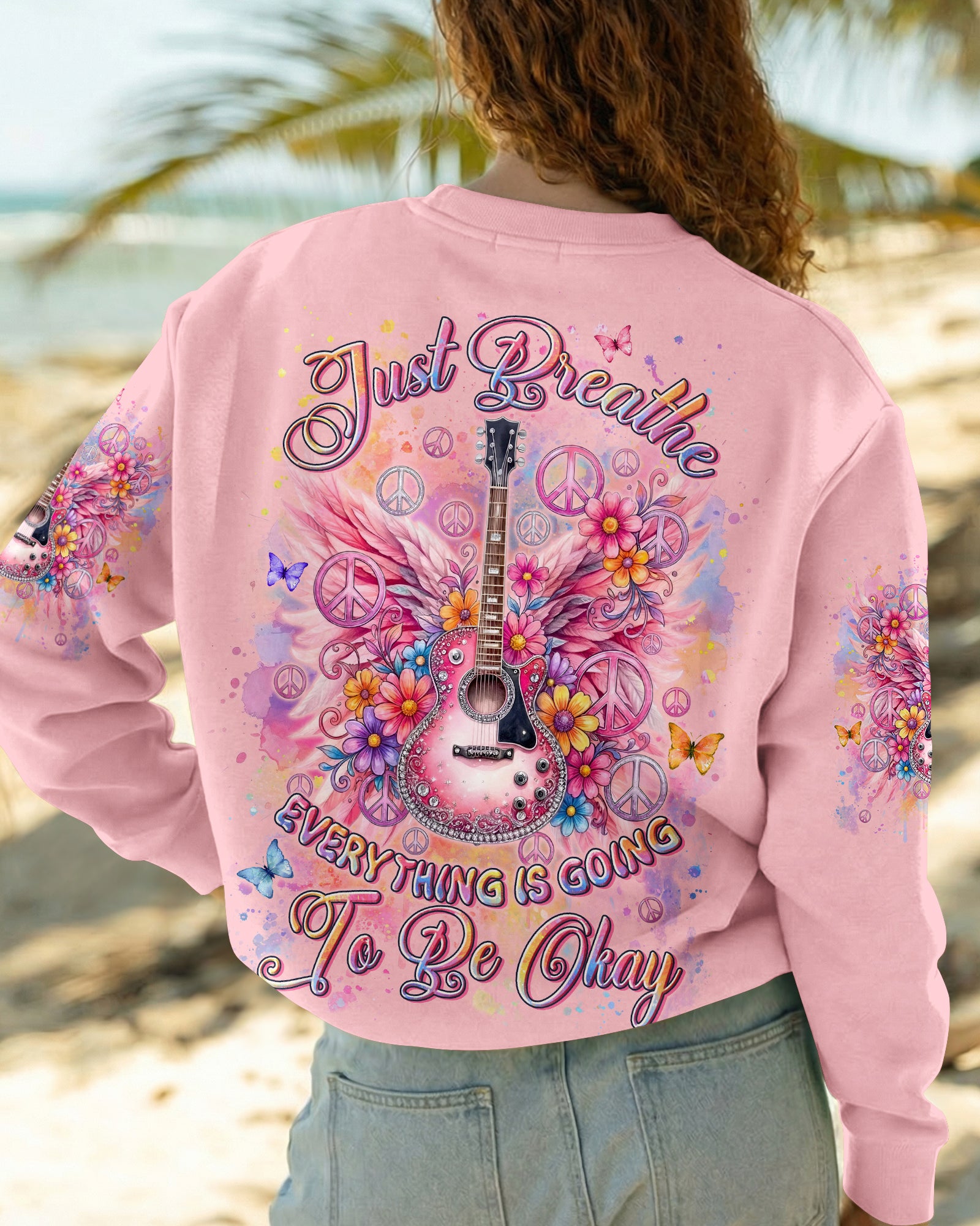 JUST BREATHE GUITAR ALL OVER PRINT - TYLN2403262