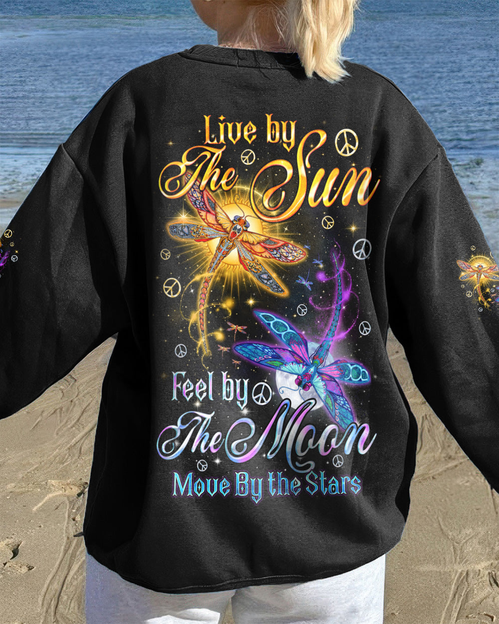 LIVE BY THE SUN DRAGONFLIES ALL OVER PRINT - TYQY0402262