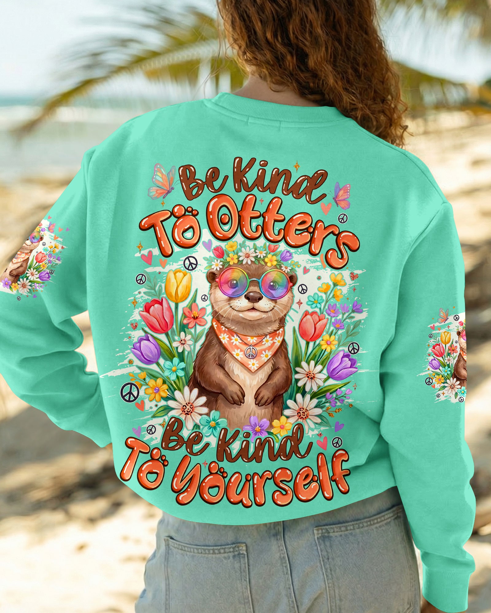 BE KIND TO OTTERS ALL OVER PRINT - TYQY1605261