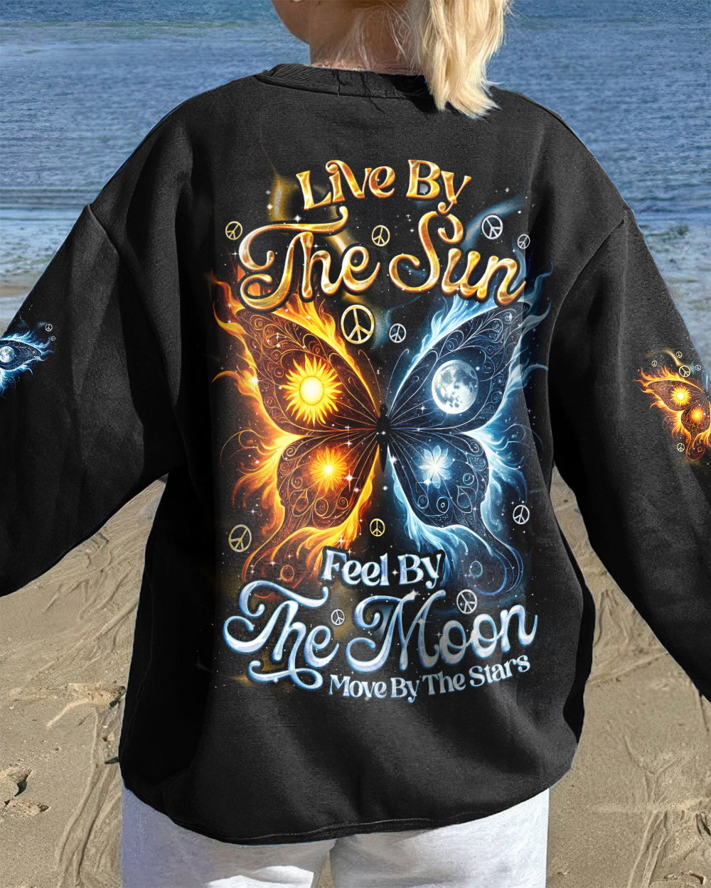LIVE BY THE SUN BUTTERFLY ALL OVER PRINT - TYQY1102263