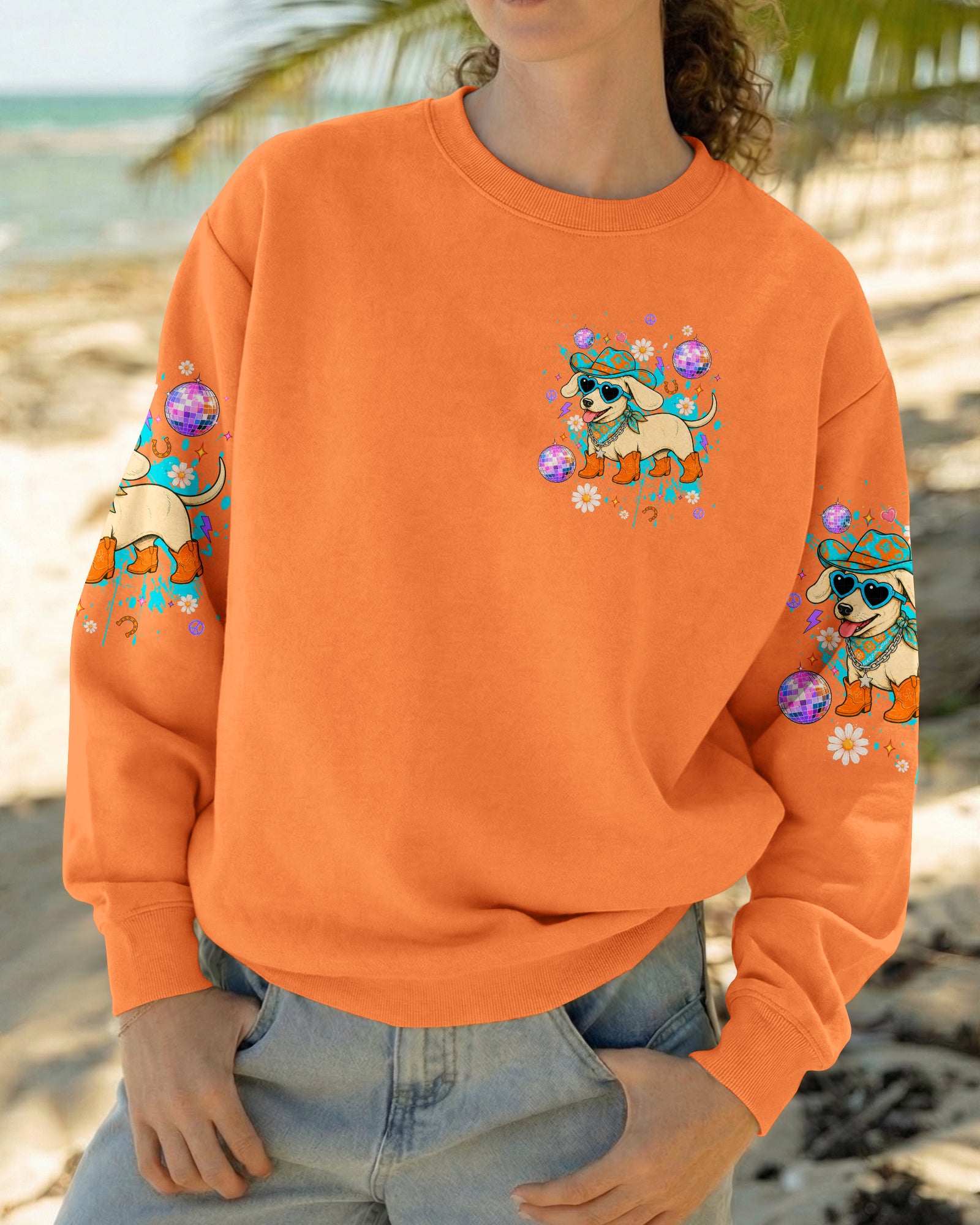 LET'S GO GIRLS DACHSHUND DOG ALL OVER PRINT - TLTW1806265