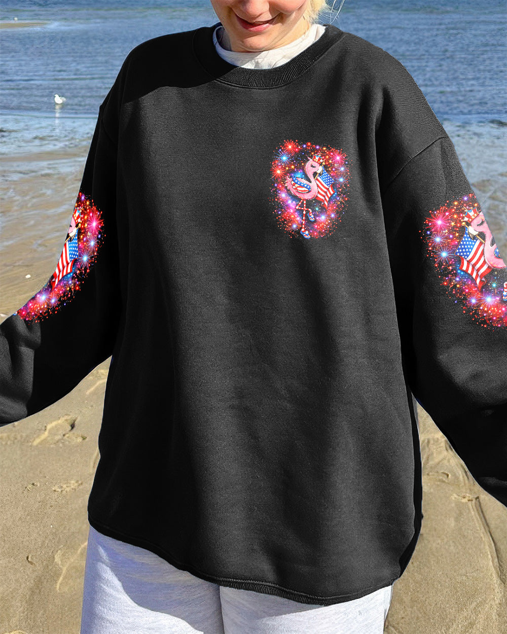 PROUD TO BE AN AMERIMINGO FLAMINGO ALL OVER PRINT - TLNO2303262
