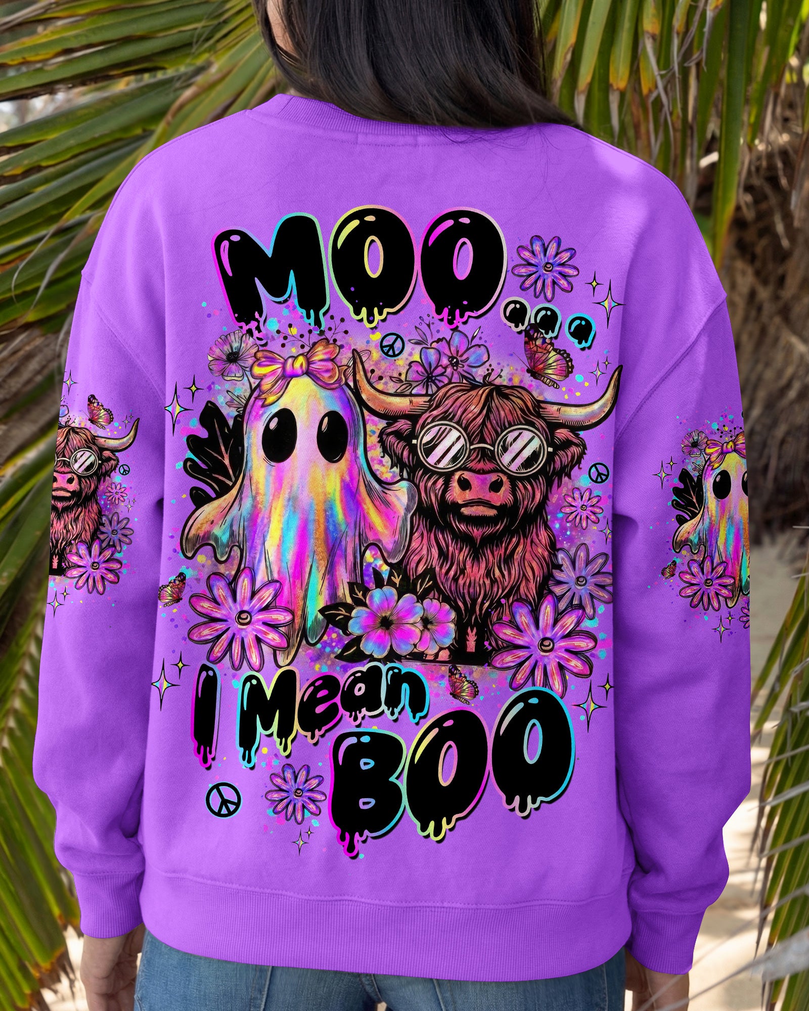 MOO I MEAN BOO HALLOWEEN ALL OVER PRINT - TLTW2007263