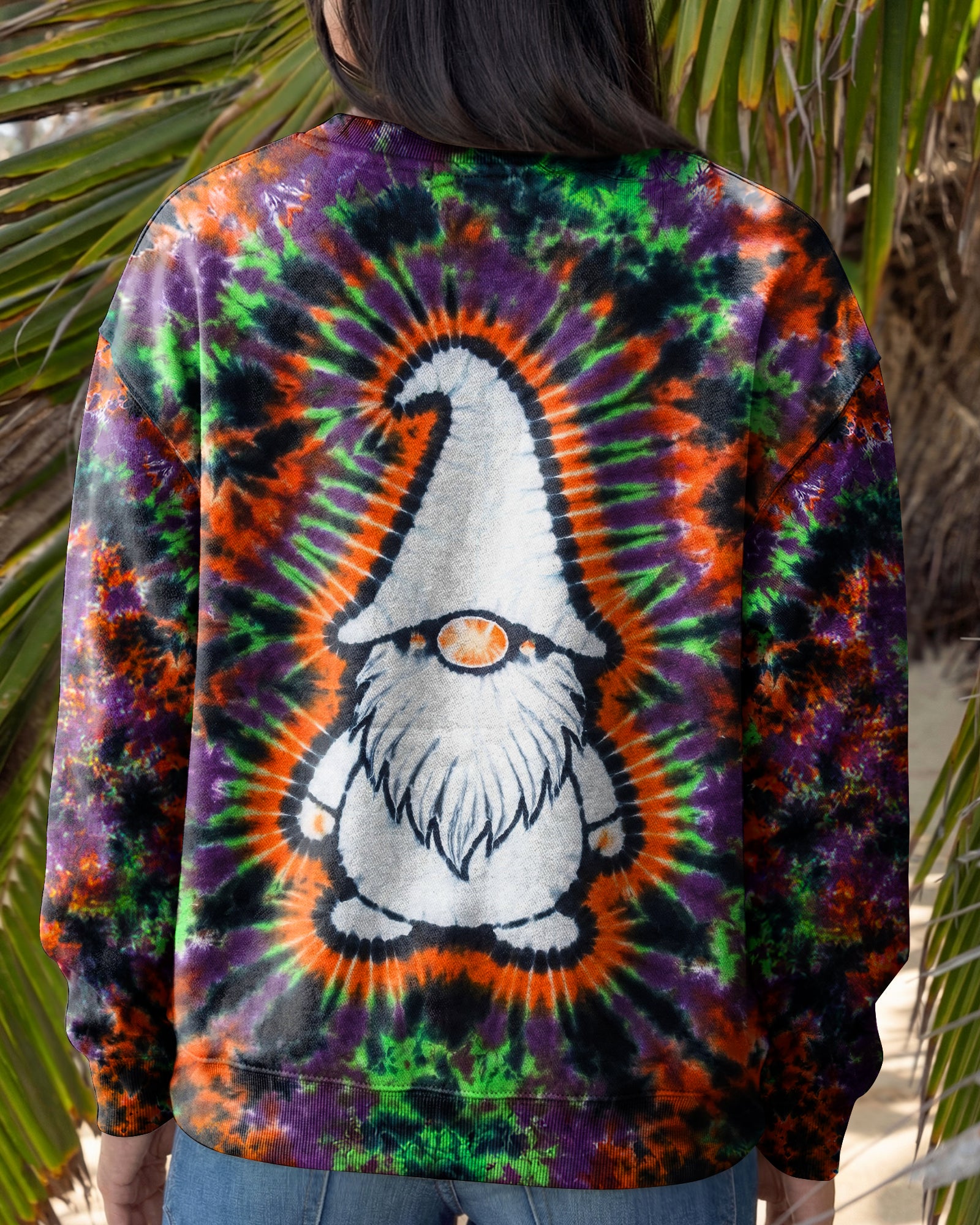 GNOME PURPLE ORANGE BURST ALL OVER PRINT - TLNT1706261