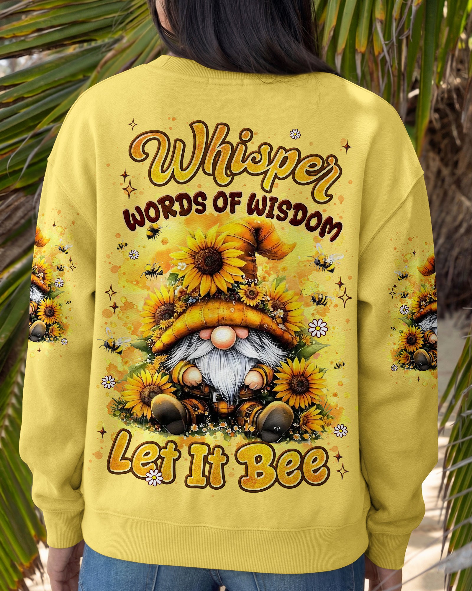 WHISPER WORDS OF WISDOM LET IT BEE GNOME ALL OVER PRINT - TYLN2206262