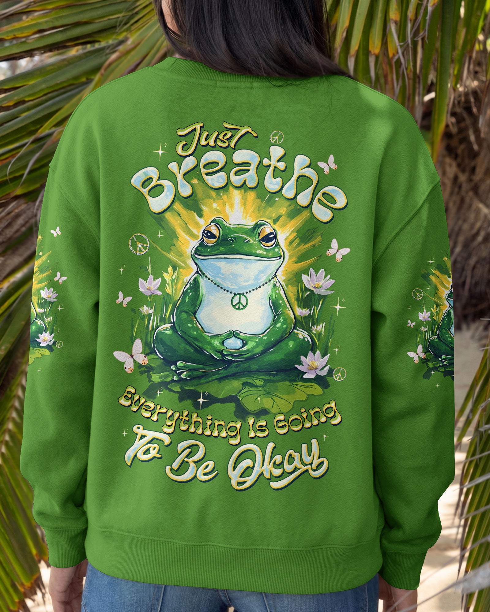 JUST BREATHE FROG  ALL OVER PRINT - TLTW2403261