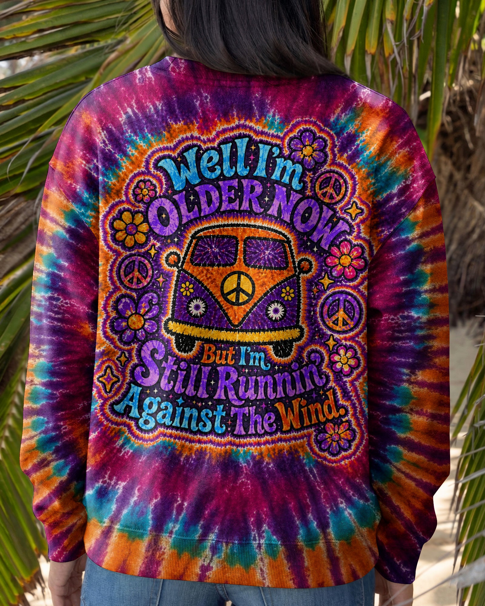 RUNNING AGAINST THE WIND BUS SWIRL ALL OVER PRINT   - TLTW2404263