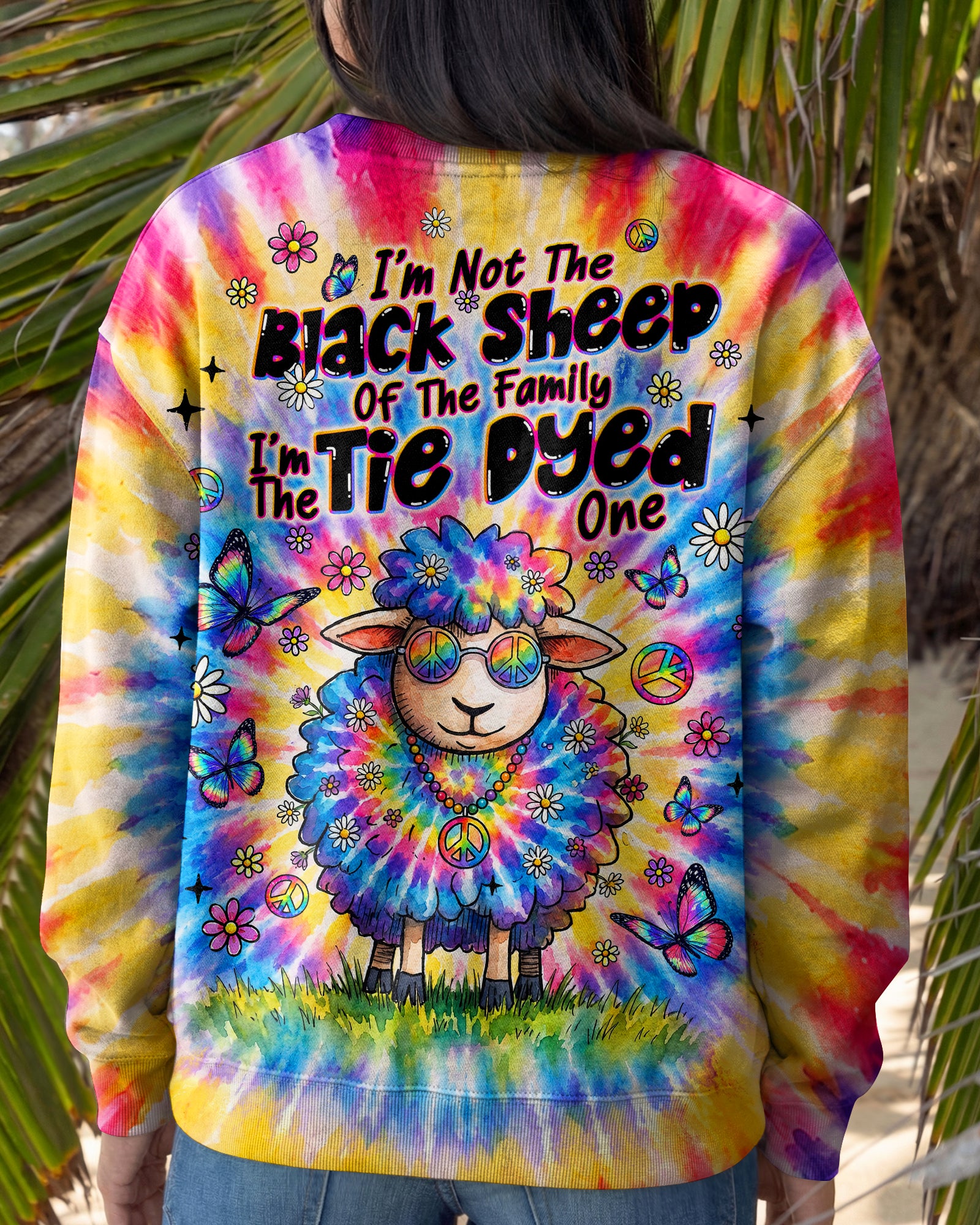 I'M NOT THE BLACK SHEEP SWIRL ALL OVER PRINT - TLNT1307262