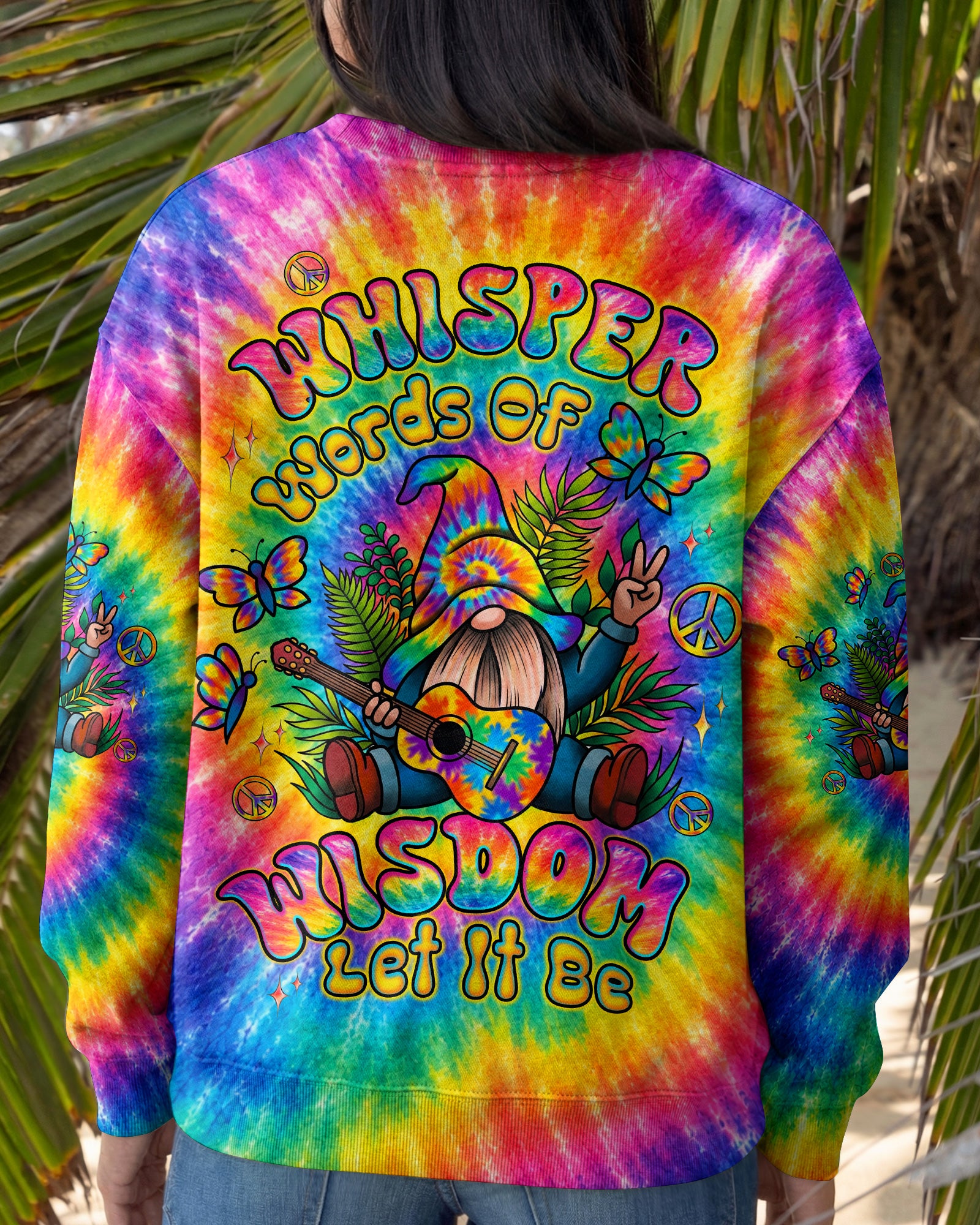 WHISPER WORDS OF WISDOM LET IT BE GNOME ALL OVER PRINT - TLTW0508261