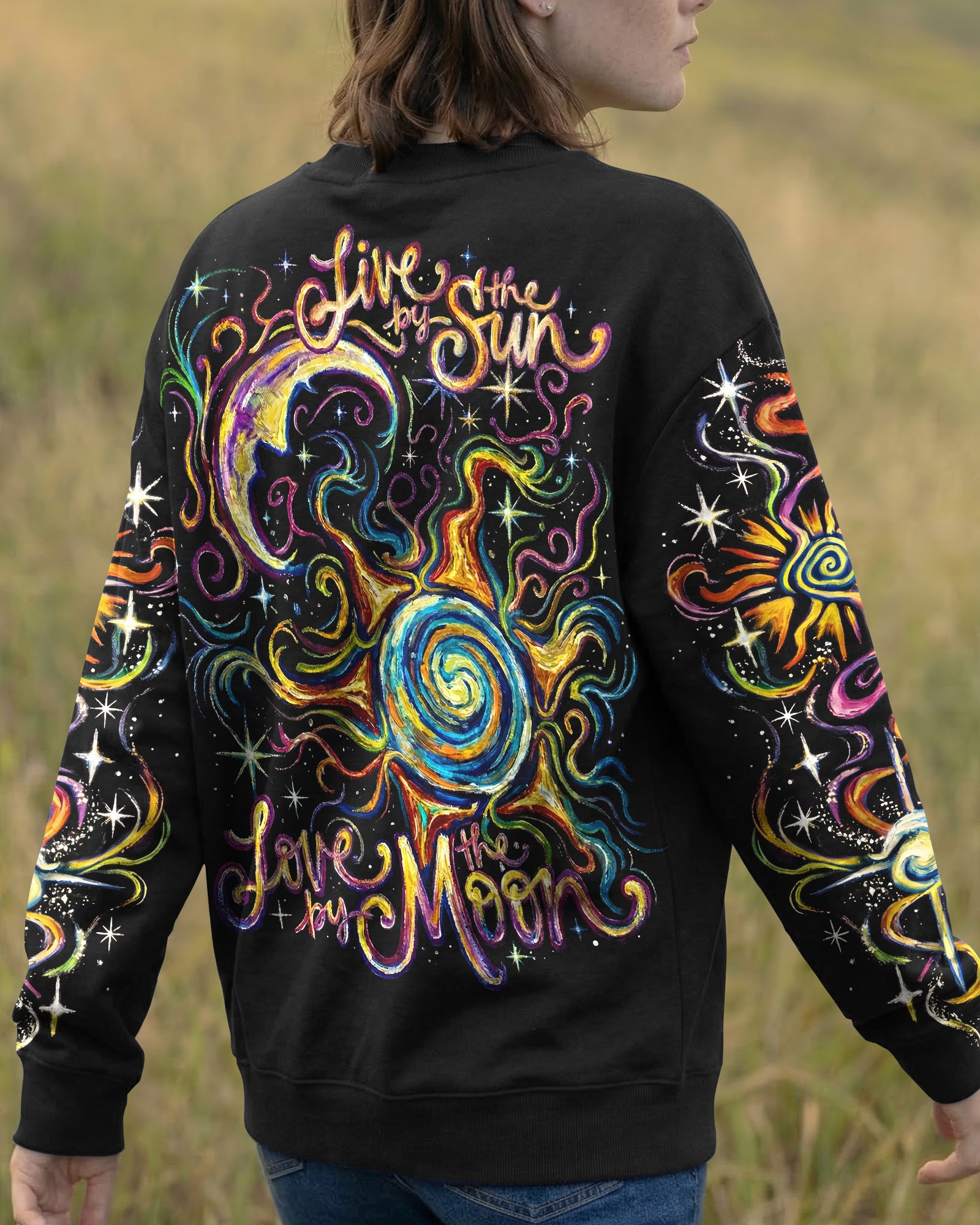 SUN AND MOON SWIRL ALL OVER PRINT - RI2603261