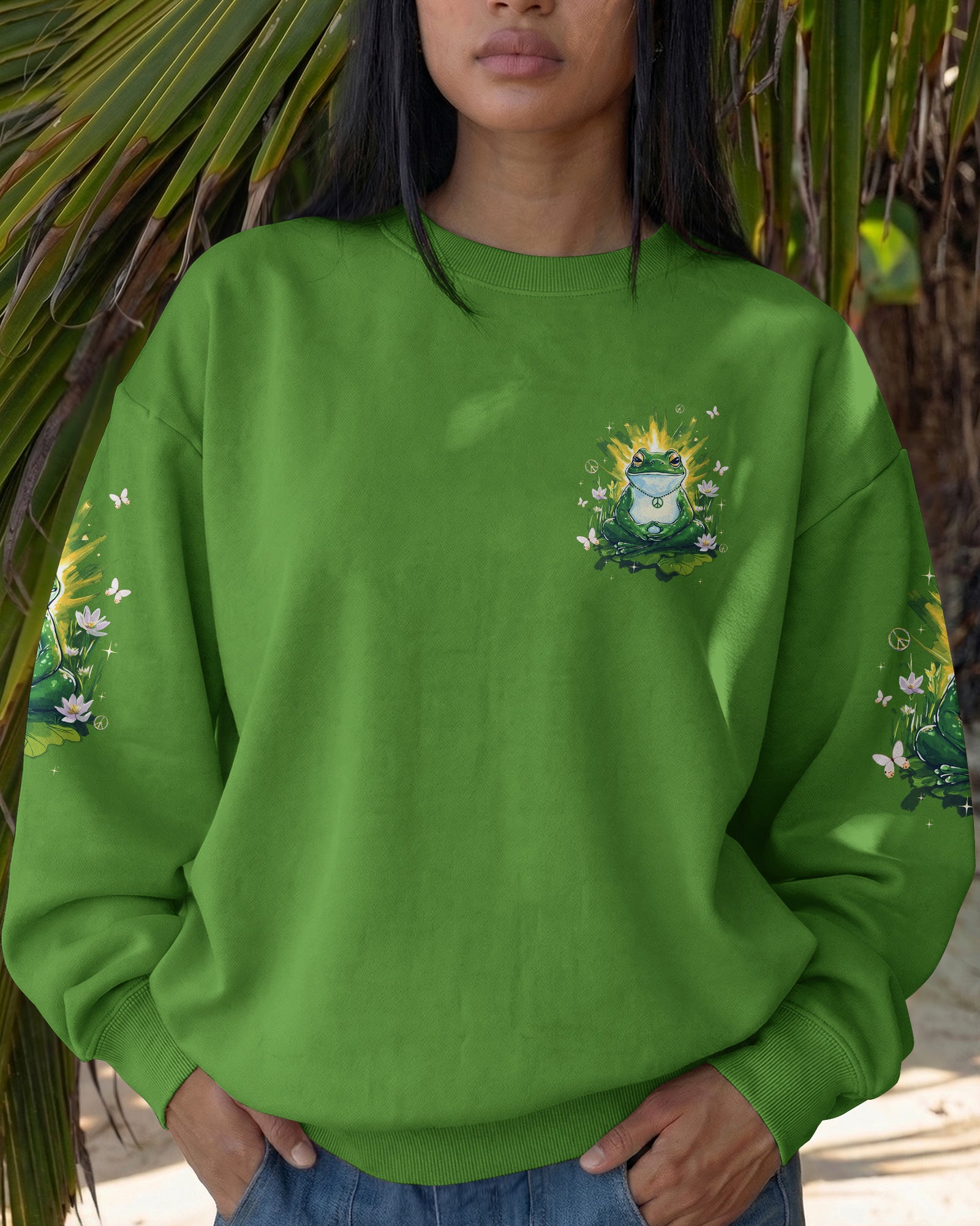 JUST BREATHE FROG  ALL OVER PRINT - TLTW2403261