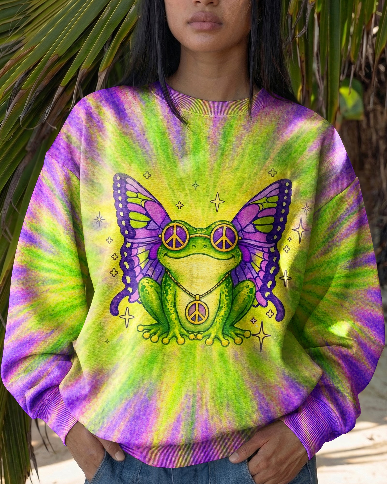 BELIEVE IN THE MAGIC AROUND YOU FROG ALL OVER PRINT - TLHN2804261
