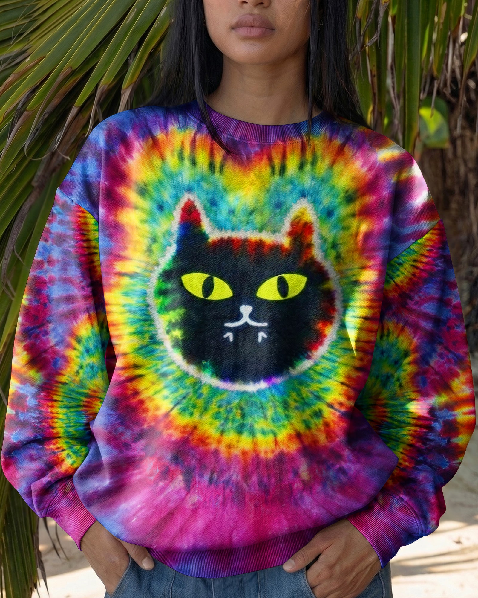 APPARENTLY I HAVE AN ATTITUDE WHO KNEW CAT SWIRL ALL OVER PRINT - TLNT2503263