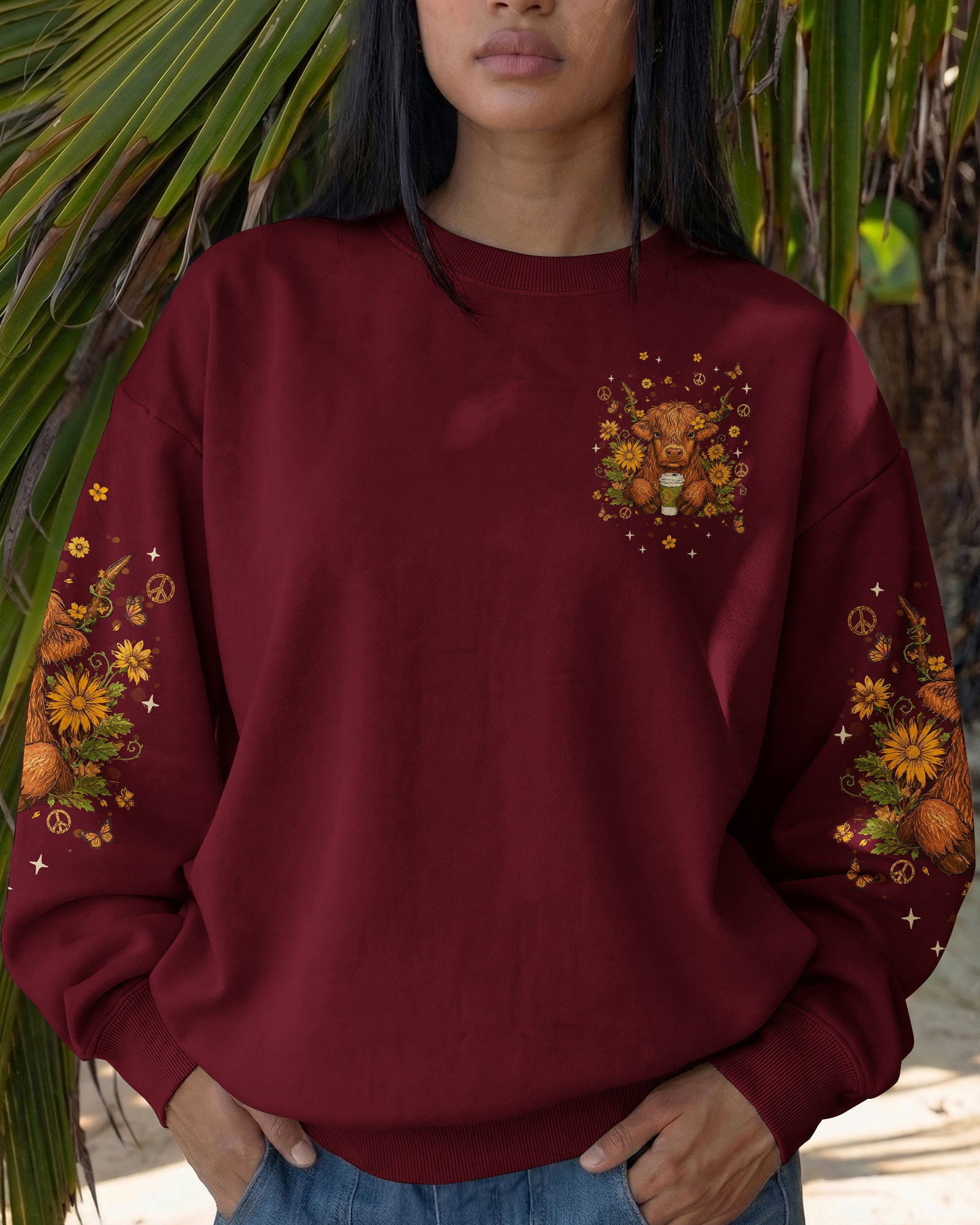 I DON'T NEED A MOOD RING COW ALL OVER PRINT - TLNT2805261