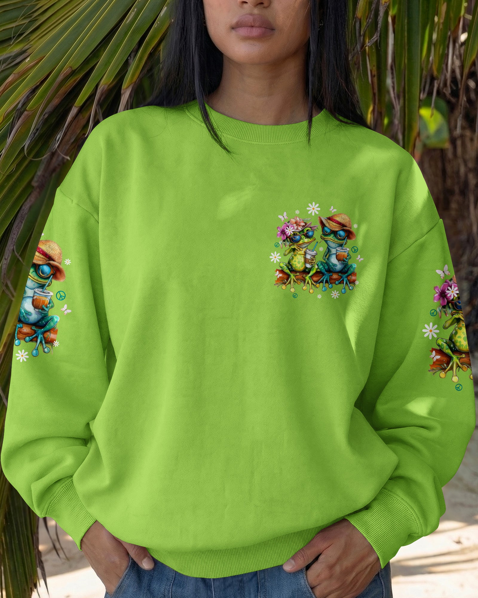LIFE HAPPENS COFFEE HELPS FROG ALL OVER PRINT - TLTW2603263