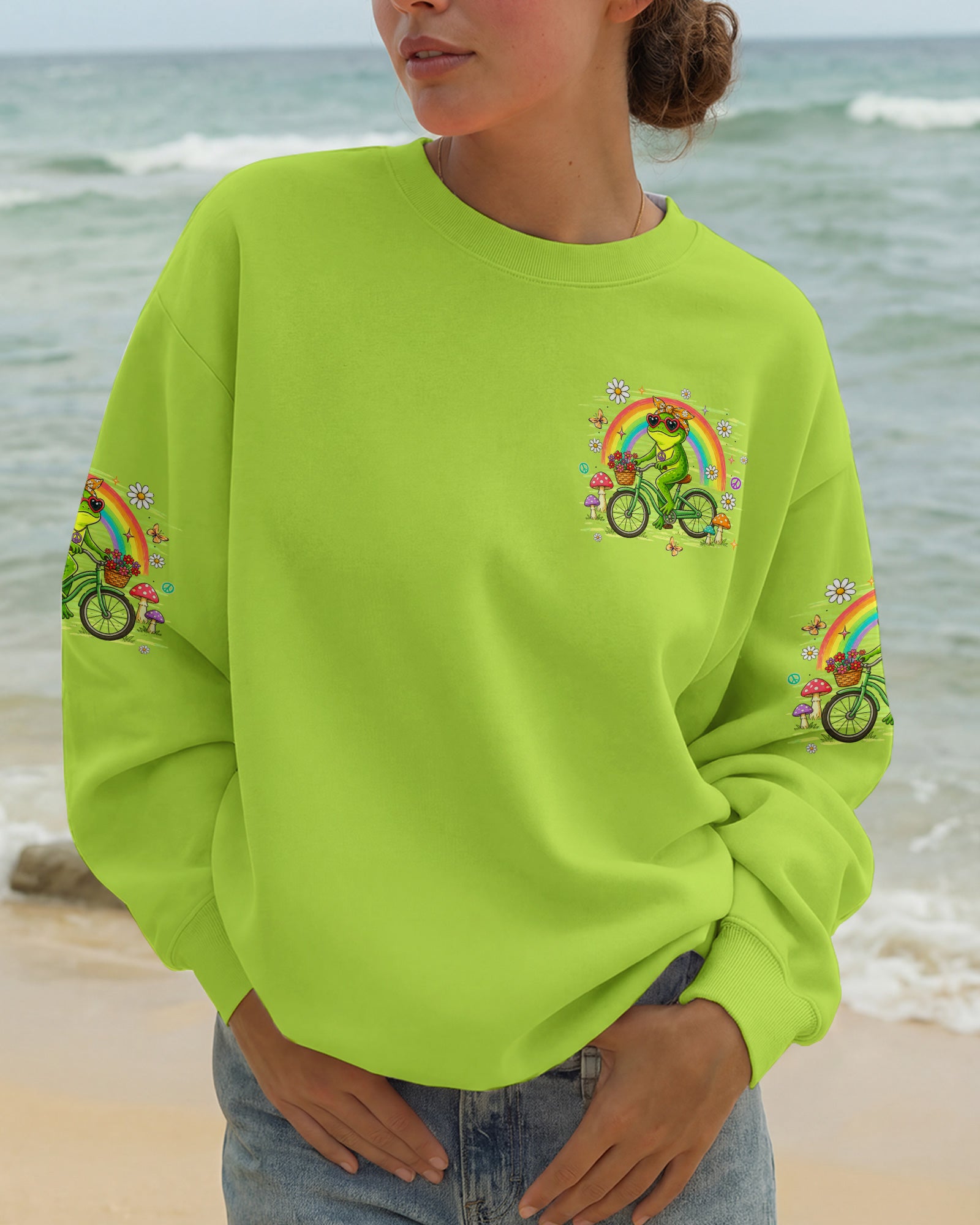 BE HUMBLE BE KIND FROG ALL OVER PRINT  - TLHG0707261
