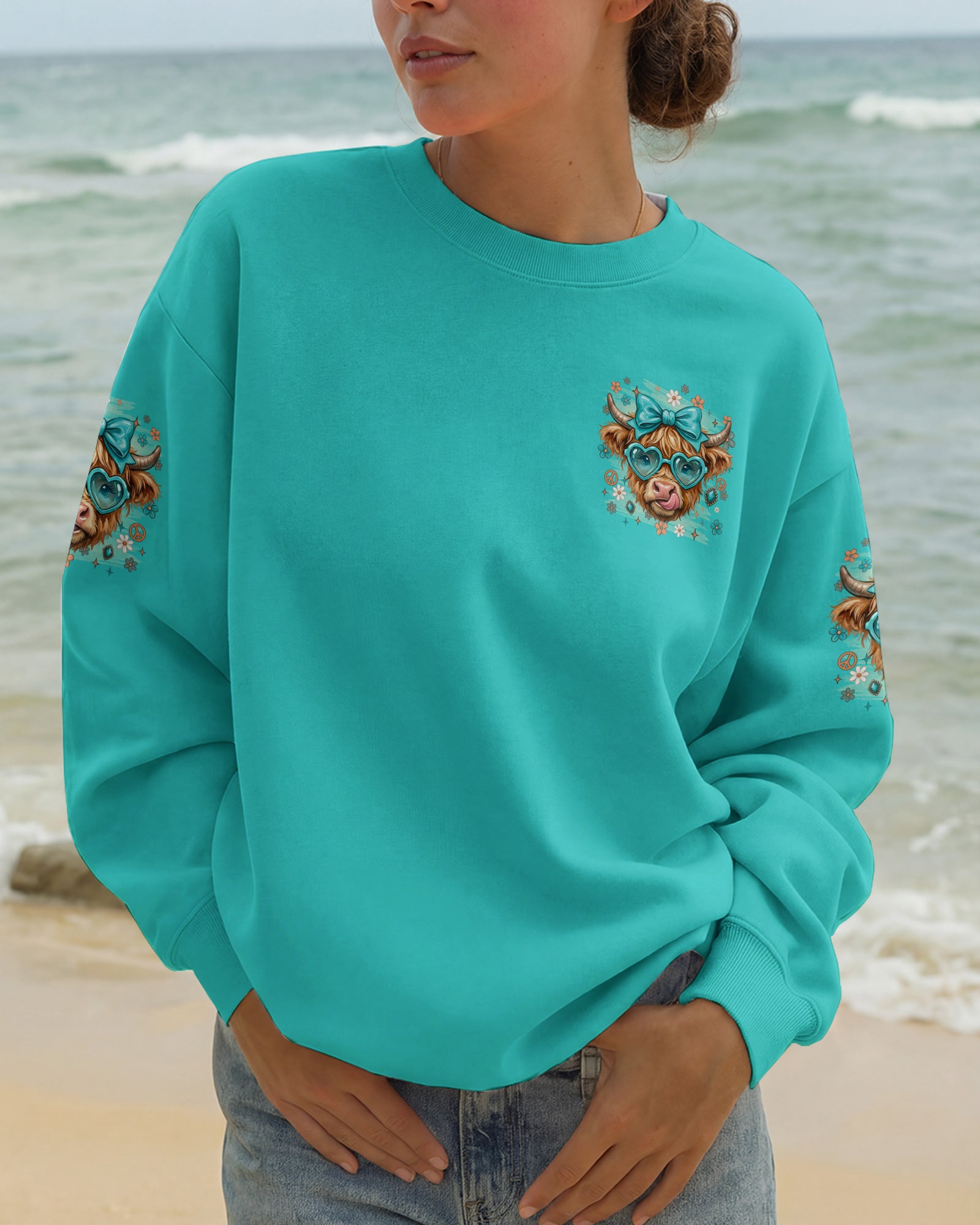 ALL THE GOOD ONES ARE A LITTLE CRAZY COW ALL OVER PRINT - TYLN1004261