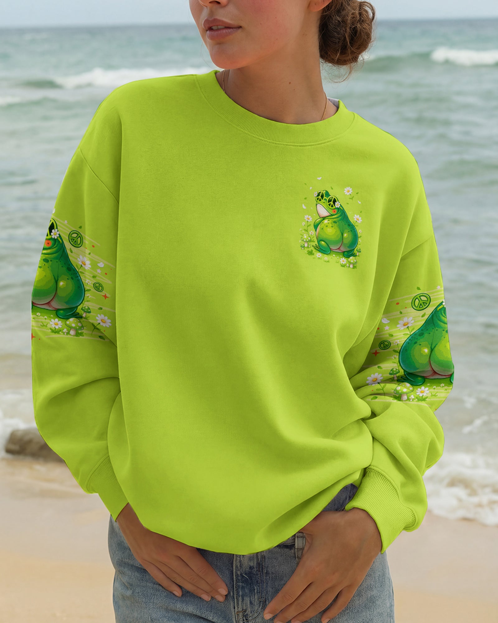 WHY BE MOODY FROG ALL OVER PRINT - TLNO2905261