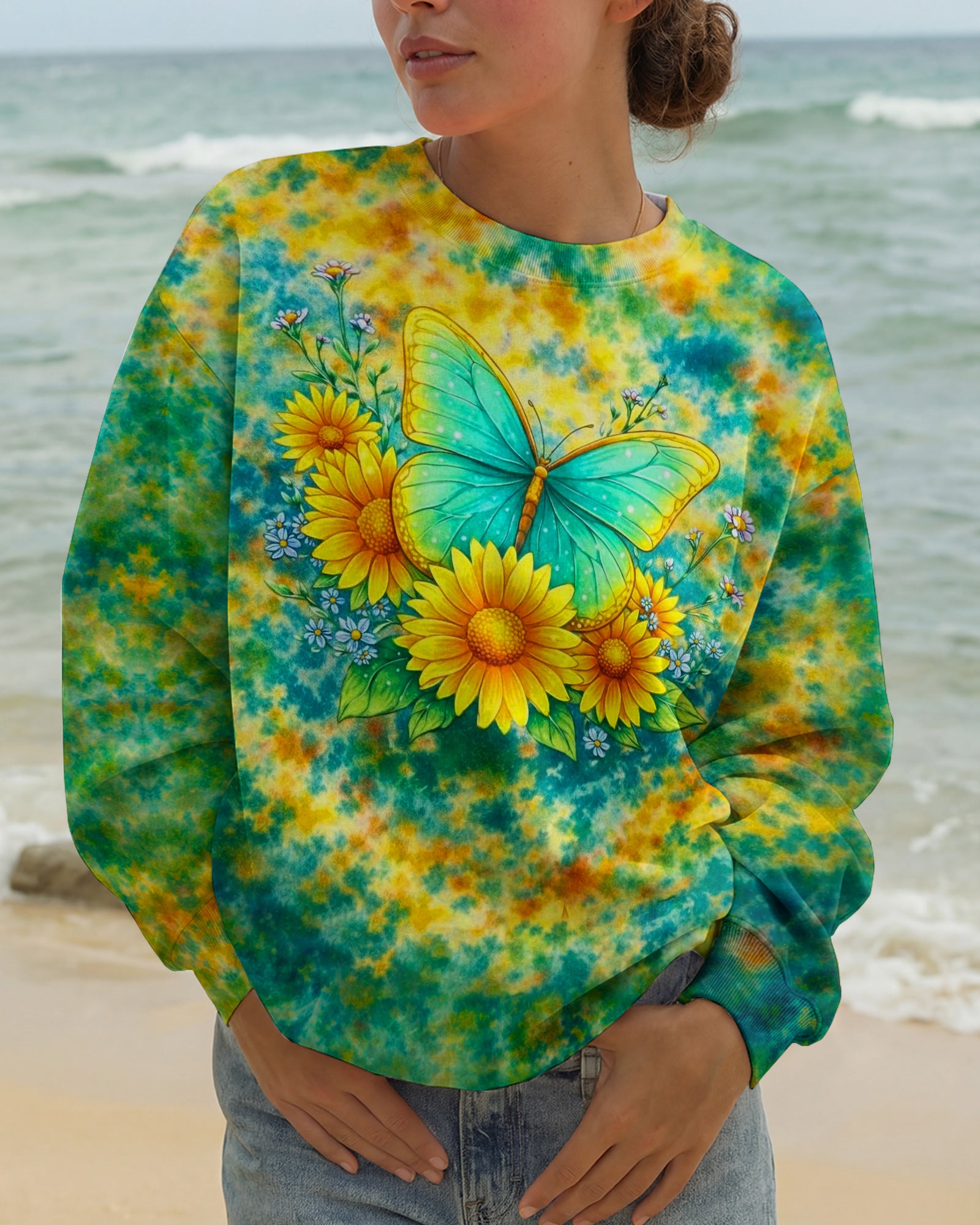 STRONGER THAN THE STORM BUTTERFLY ALL OVER PRINT  - TLNO2803262