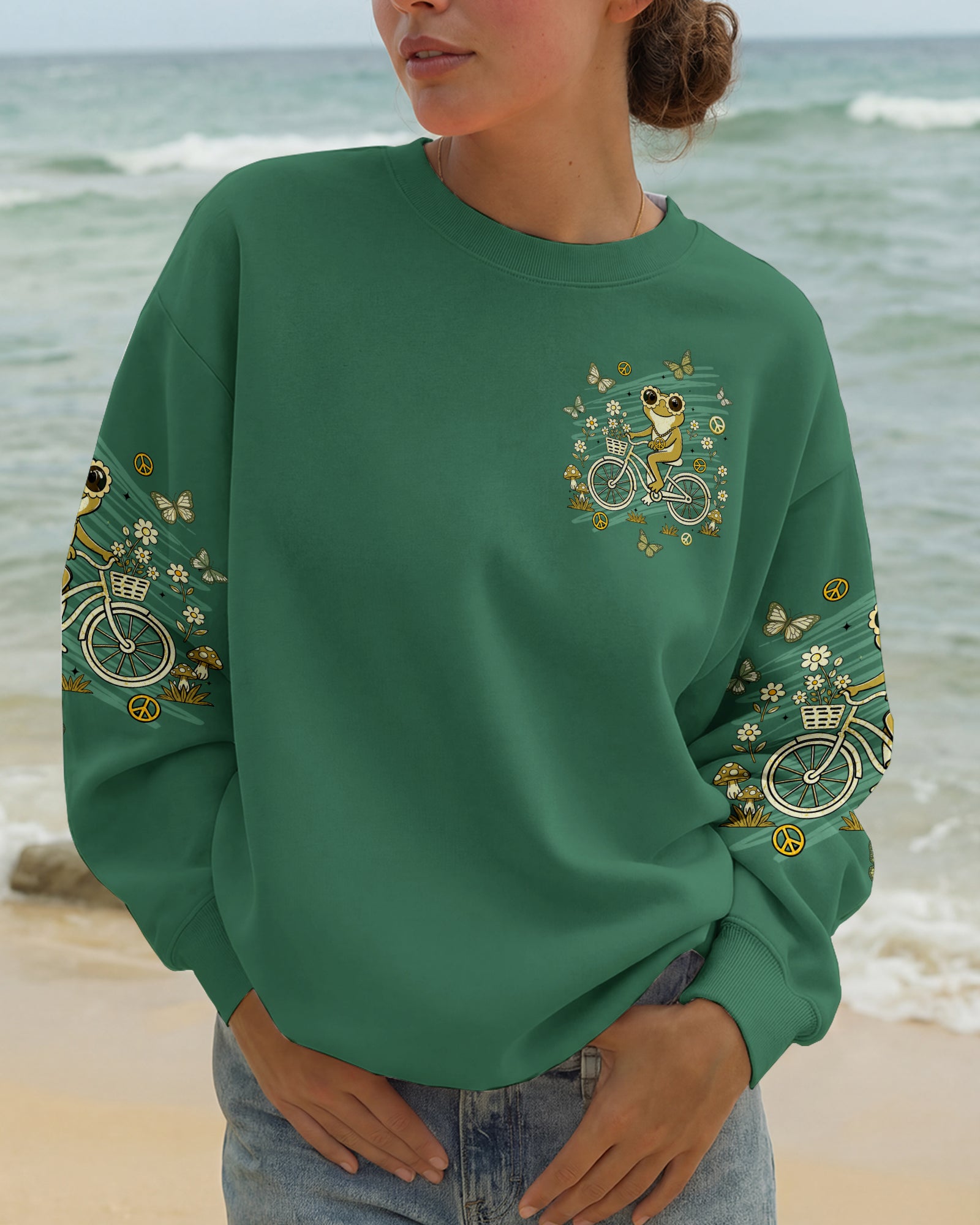 BE HUMBLE BE KIND FROG ALL OVER PRINT - TLNT1307263