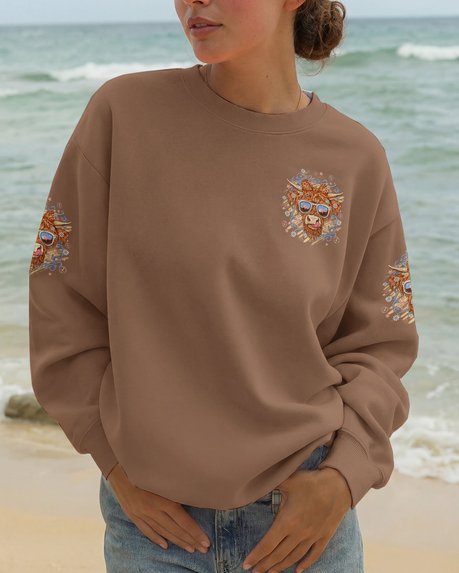 SUCK IT UP BUTTERCUP COW ALL OVER PRINT - TYQY2905261