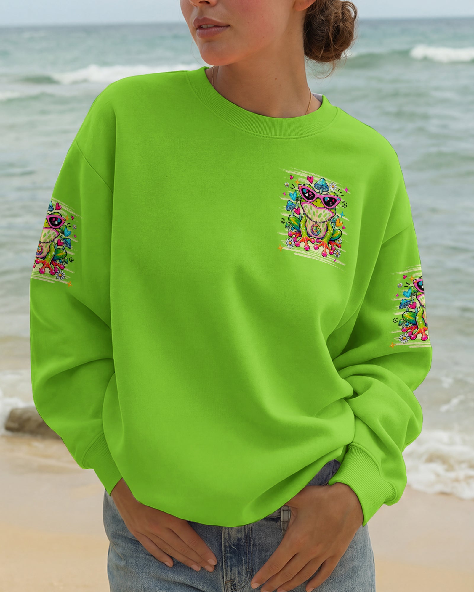 JESUS THINKS I'M A DELIGHT FROG ALL OVER PRINT - TYLN1407261