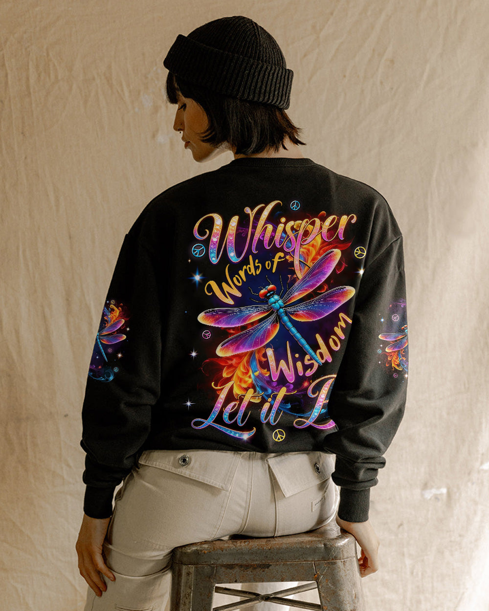 WHISPER WORDS OF WISDOM LET IT BE DRAGONFLY ALL OVER PRINT - TYTD0902261