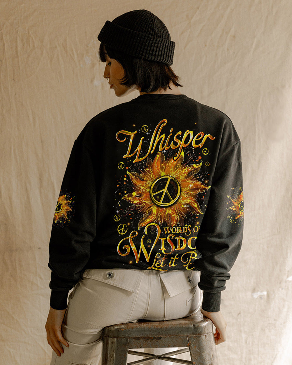 WHISPER WORDS OF WISDOM LET IT BE SUNFLOWER ALL OVER PRINT - TYQY0502262