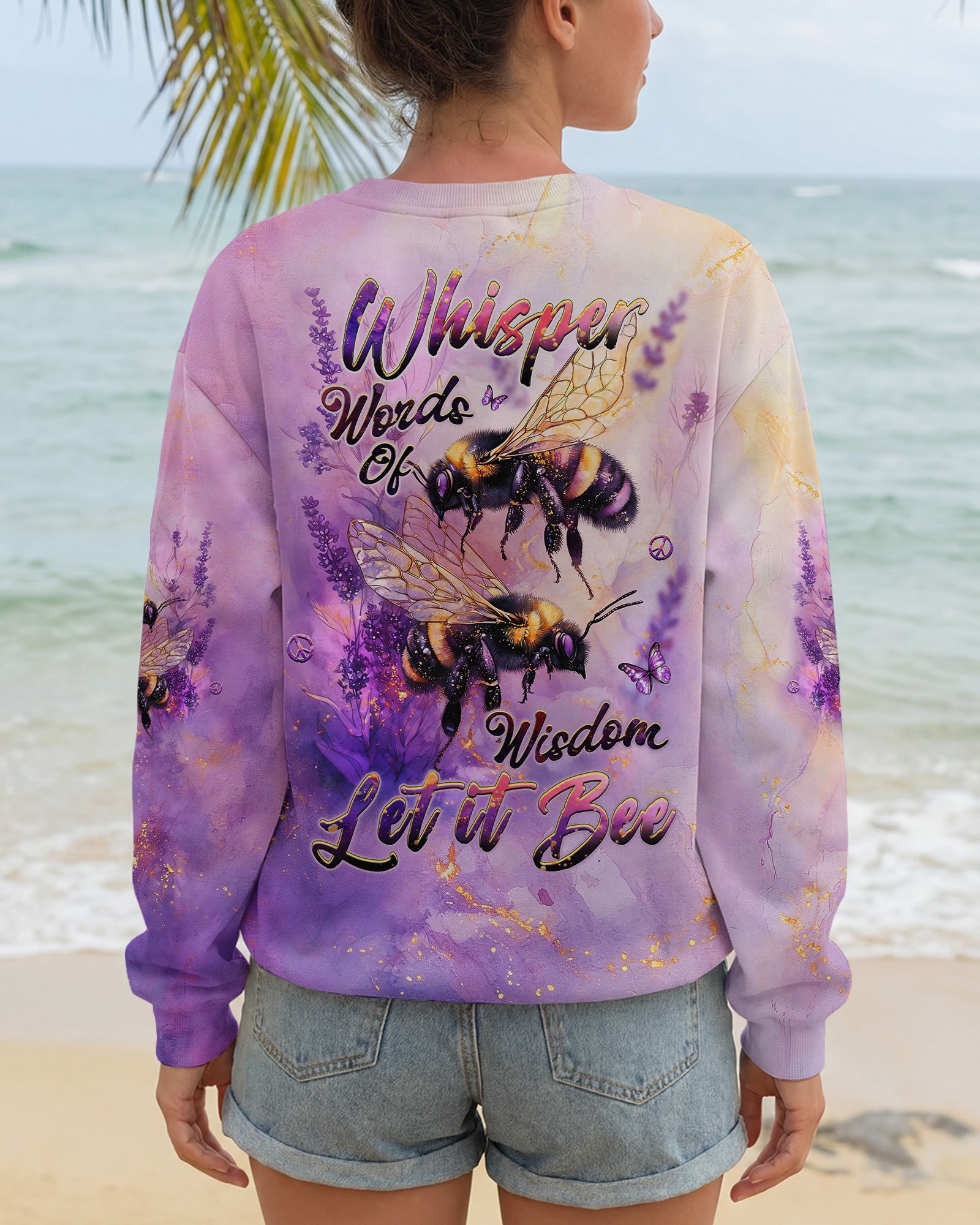 WHISPER WORDS OF WISDOM LET IT BEE ALL OVER PRINT - TLHG2403262