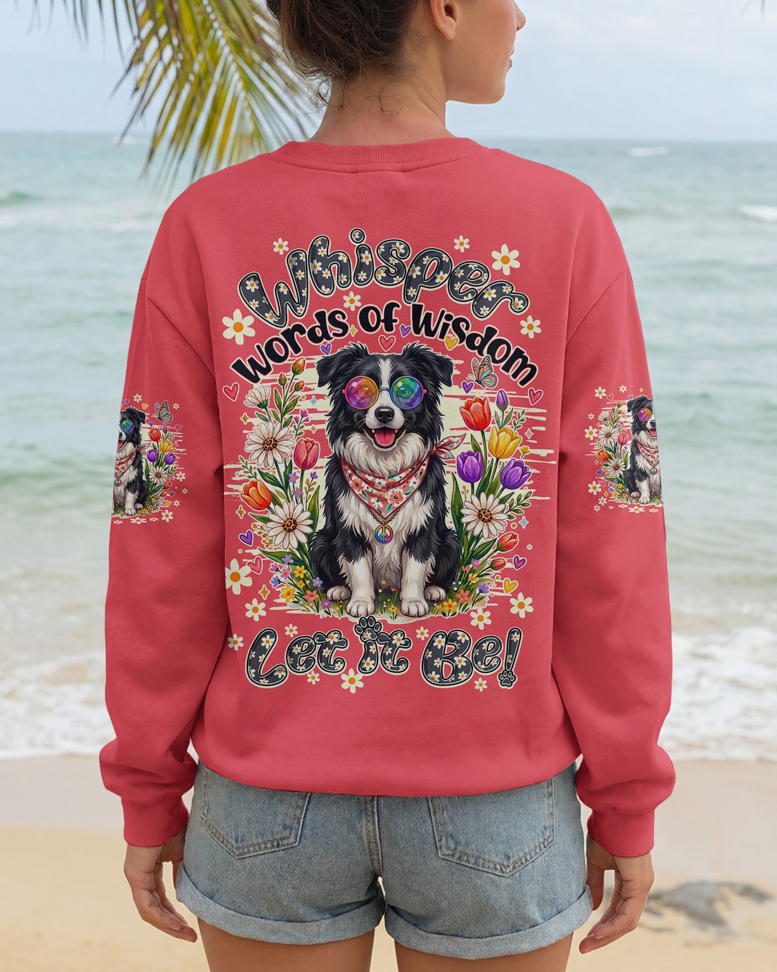 WHISPER WORDS OF WISDOM LET IT BE BORDER COLLIE DOG ALL OVER PRINT - TY2205261
